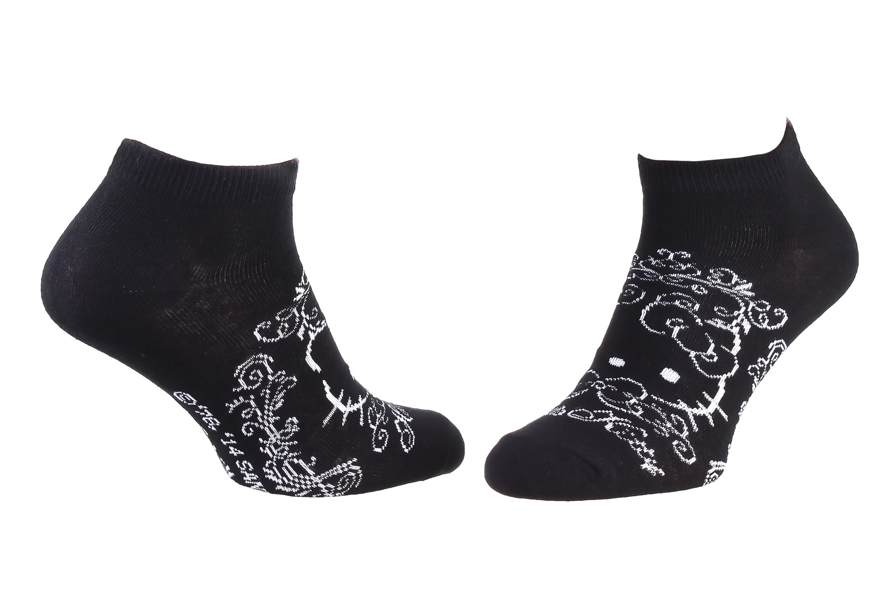 Шкарпетки HELLO KITTY TETE HK + ARABESQUE чорний Діт 35 - 41