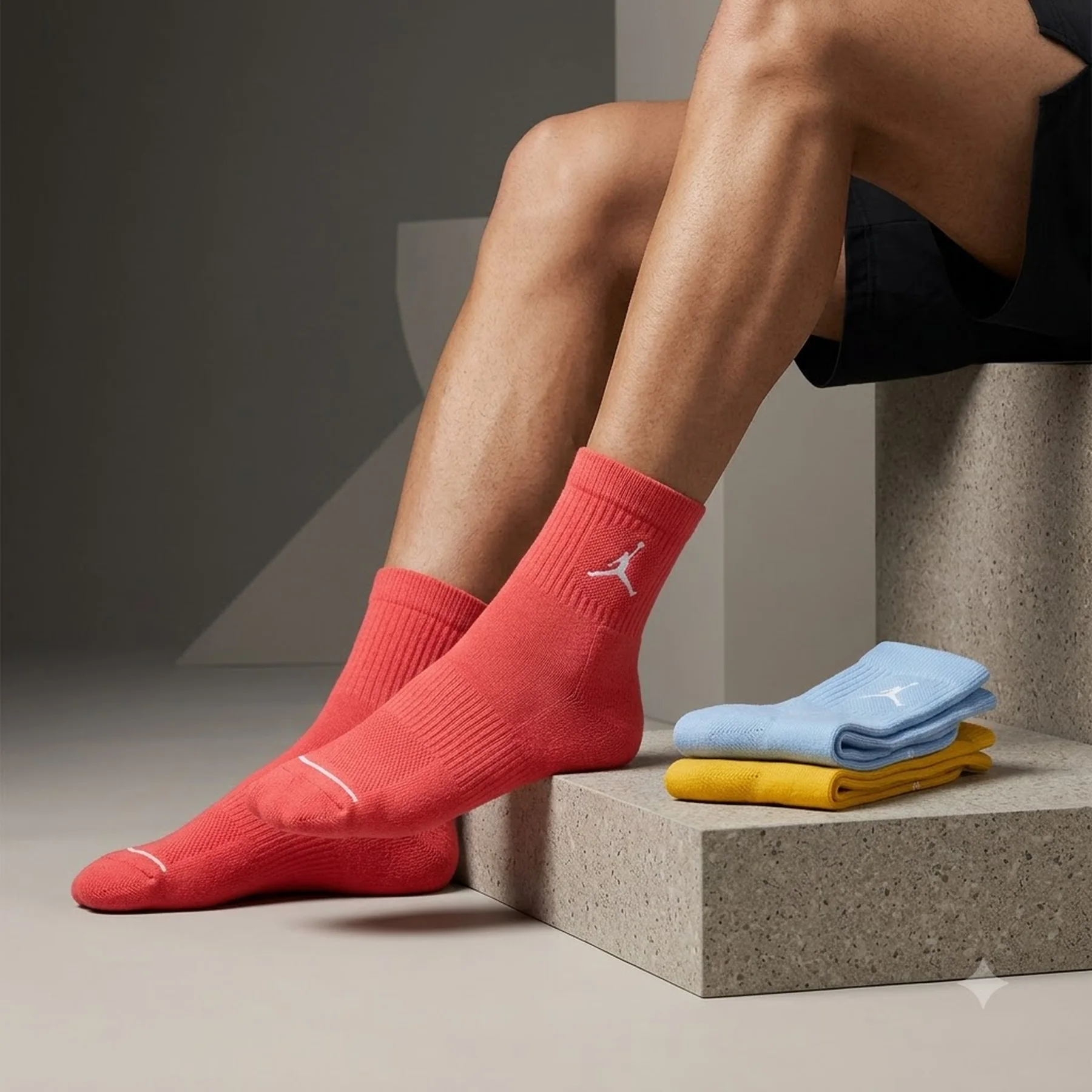 Шкарпетки Jordan Everyday Cushioned Ankle Multi (3 ) (DX9655-917)