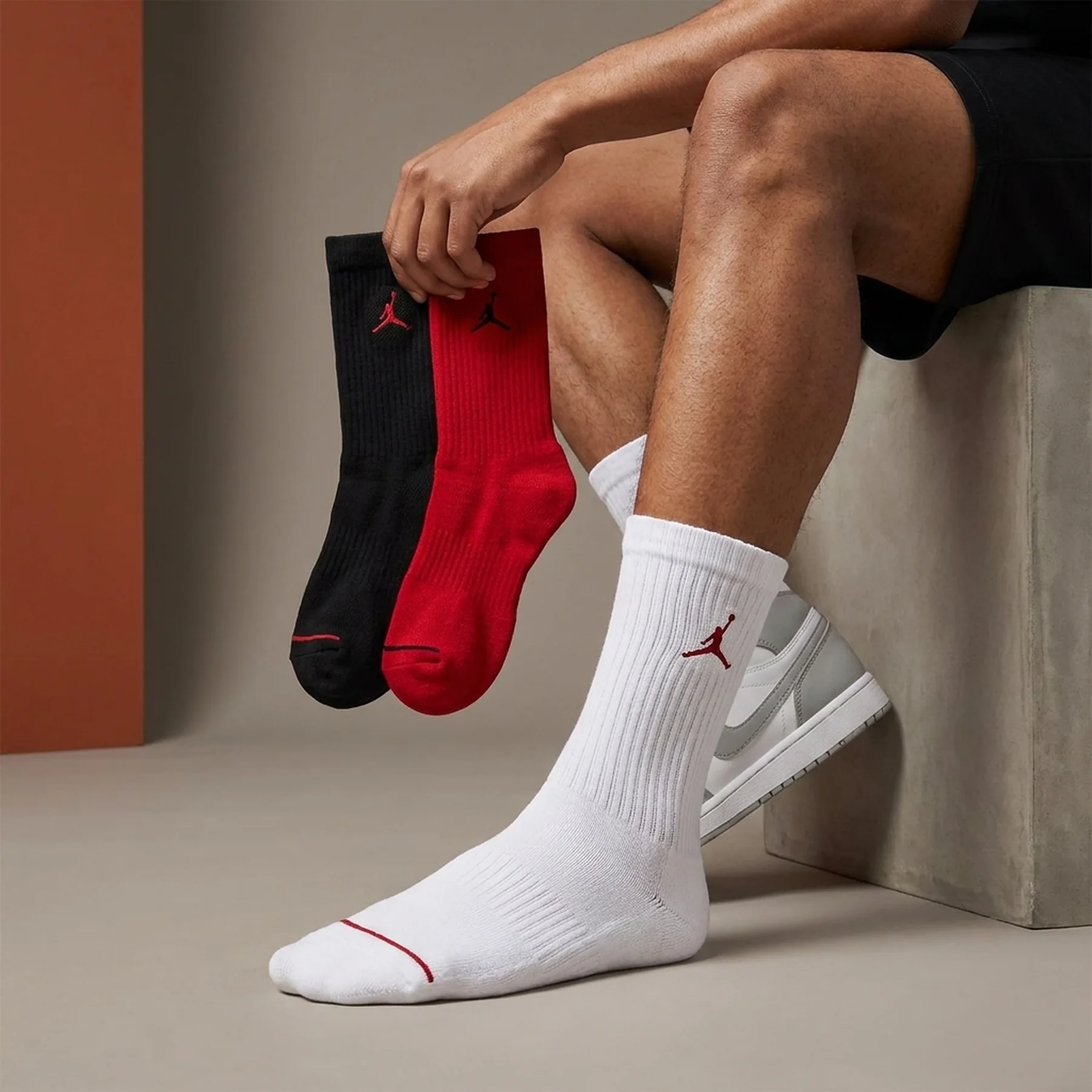 Шкарпетки Nike U J ED CUSH PLY CREW 6PR - 144