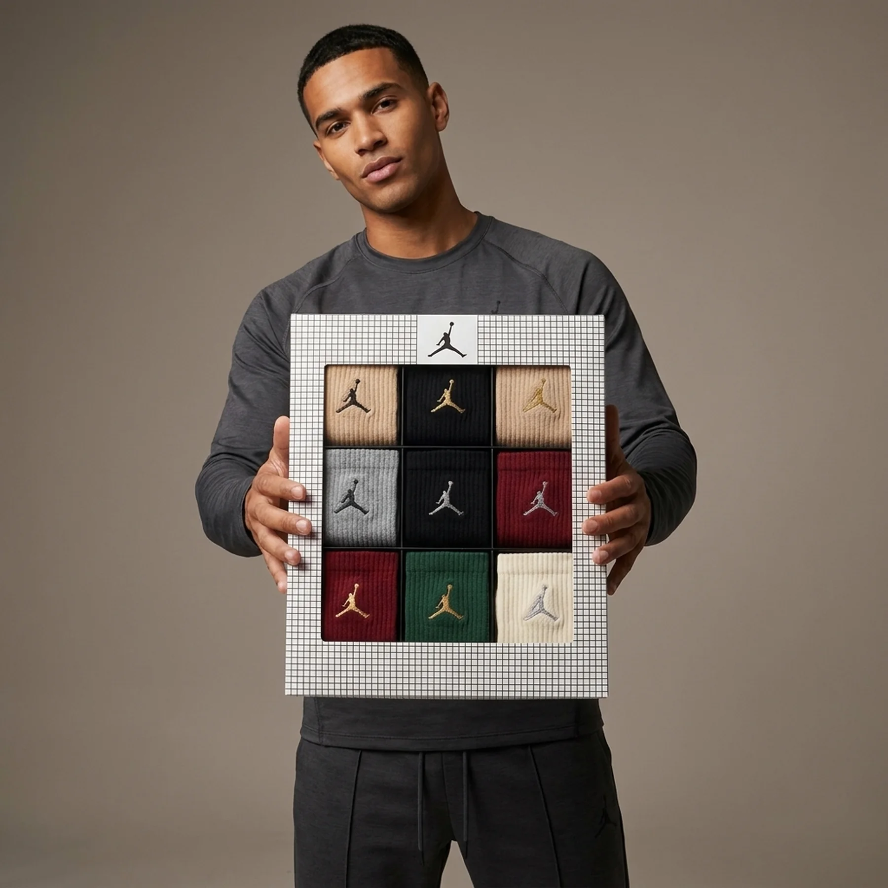 Шкарпетки Jordan Jdn Holiday 9Pk Crew Gift Box (BJ0810-X58)
