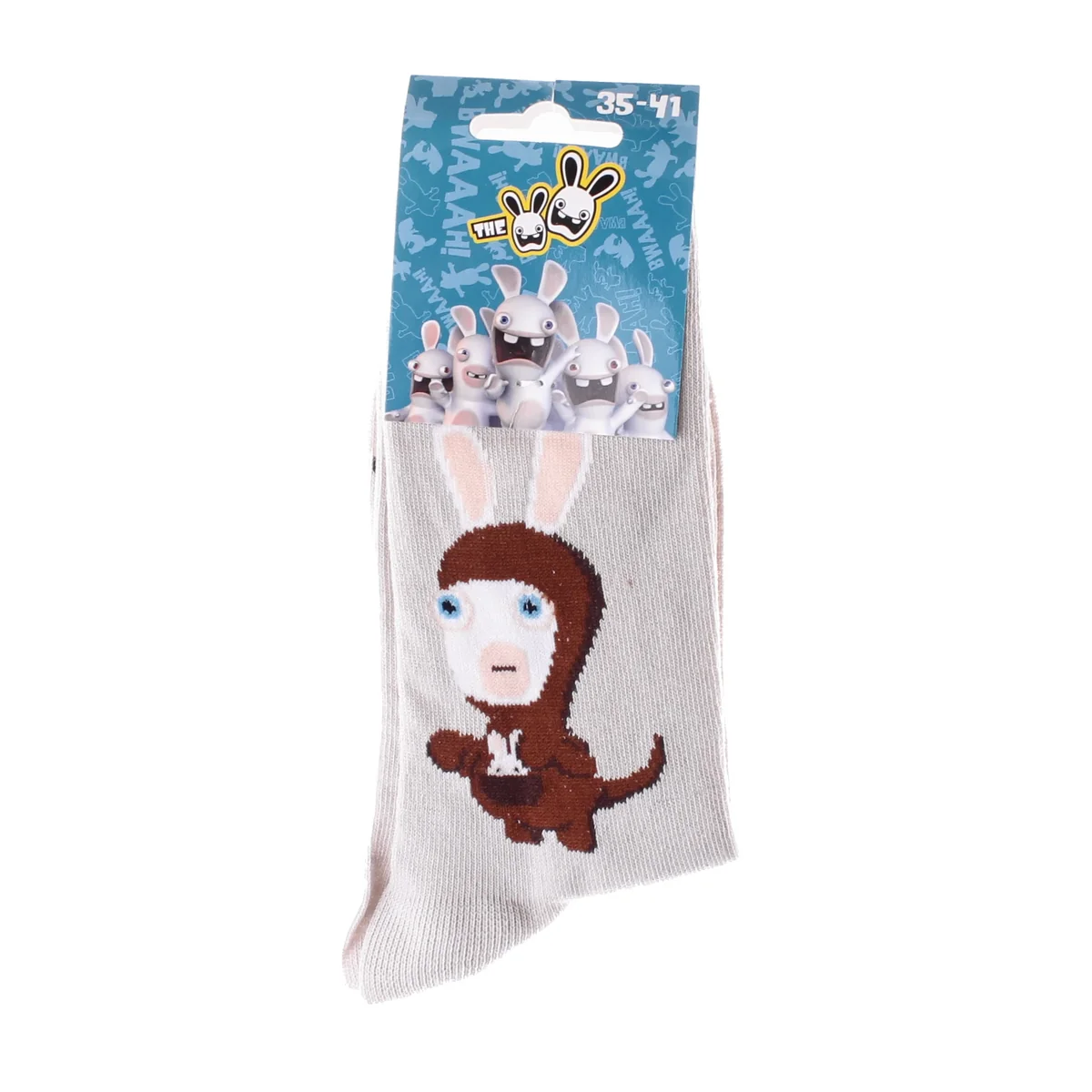 Шкарпетки LAPINS CRETINS LAPIN EN COSTUME KANGOUROU сірий Діт 35 - 41