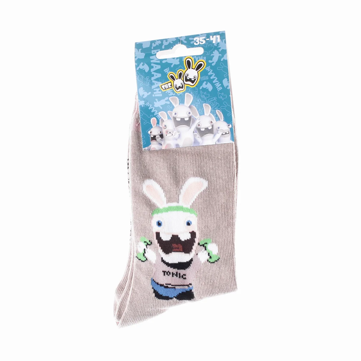 Шкарпетки LAPINS CRETINS LAPIN FAIT DES ALTERE бежевий Діт 35 - 41