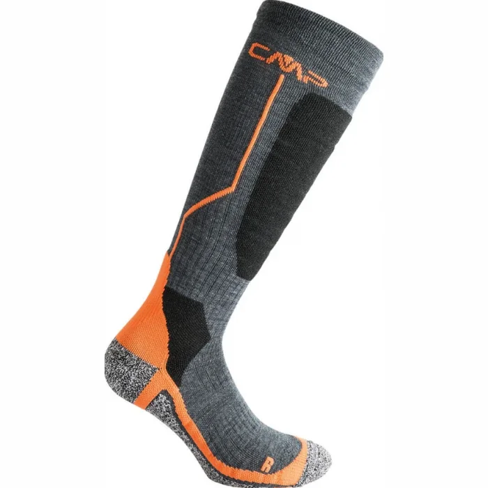 Шкарпетки (лижі) Unisex SKI SOCK WOOL 3I49377-U738 CMP 36/38 Темно-сірий