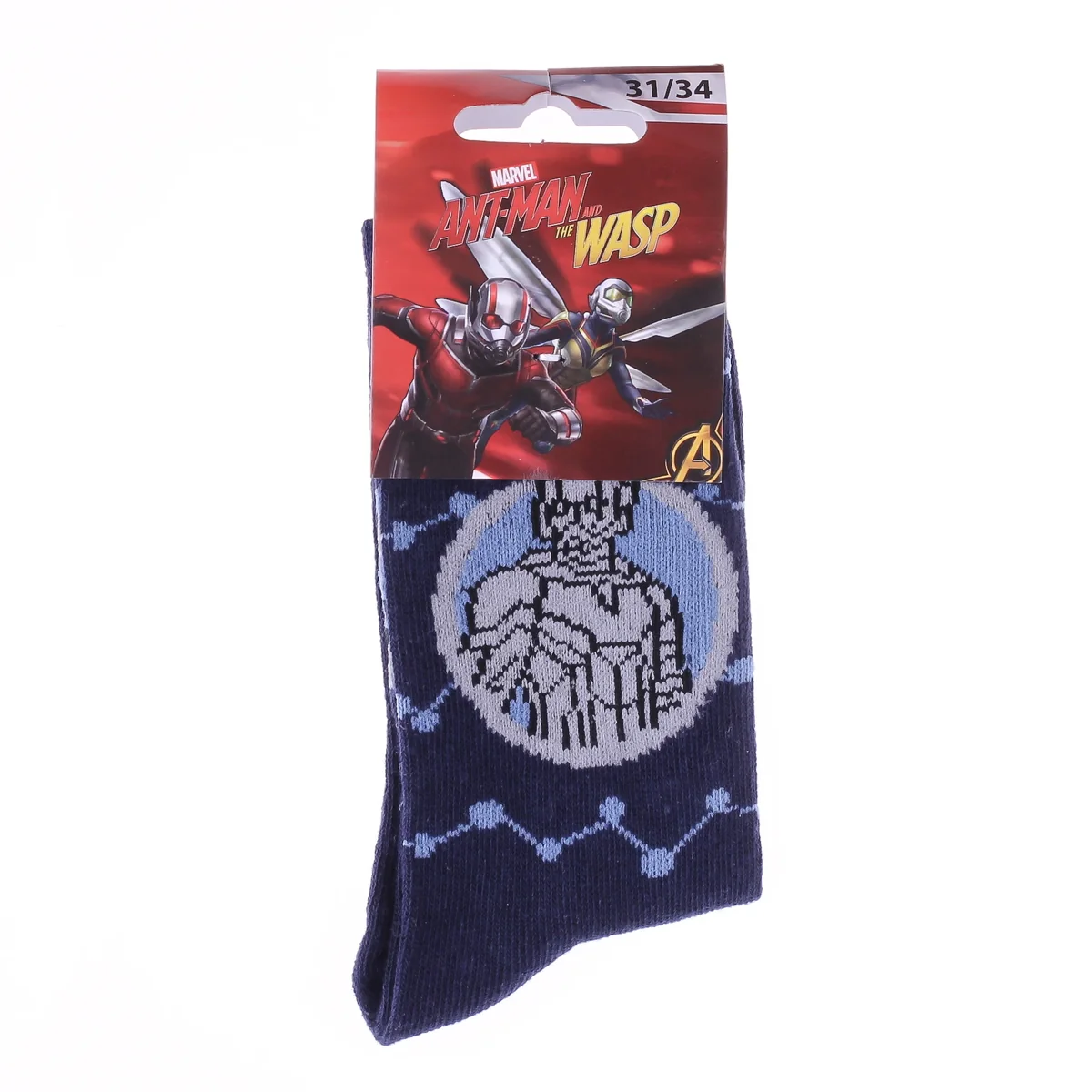 Шкарпетки MARVEL BUSTE ANT-MAN DANS CERCLE синій Діт 31-34, арт.83895248-8