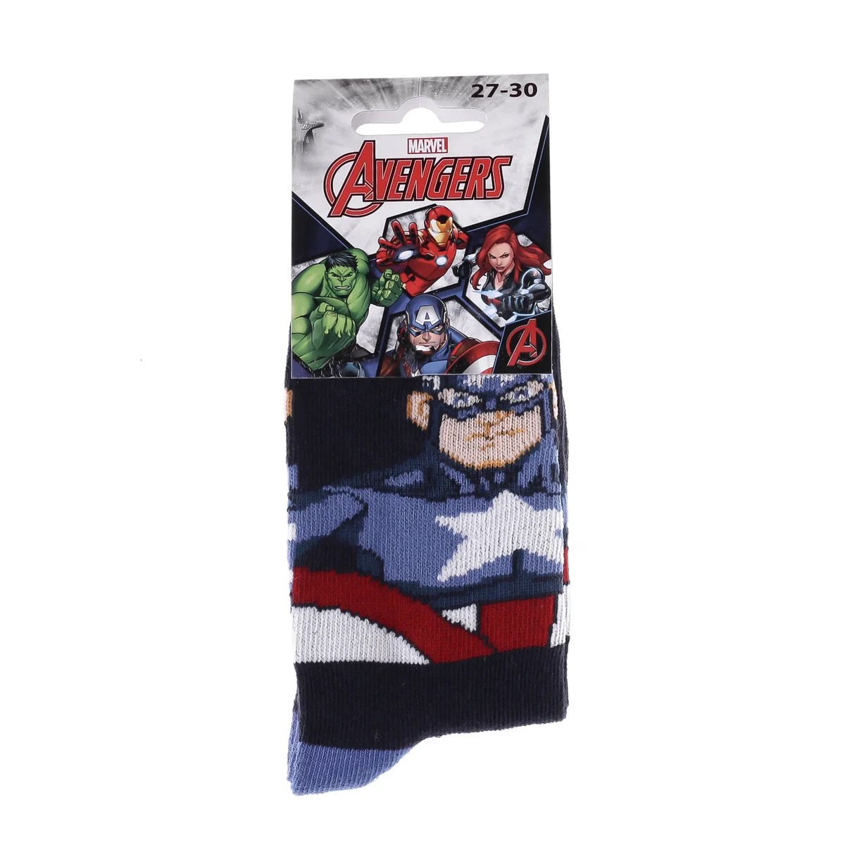 Шкарпетки MARVEL CAPTAIN AMERICA синій Діт 23-26 арт 83891648-7