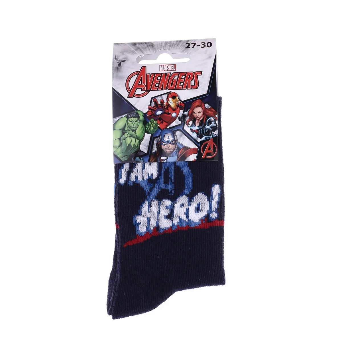 Шкарпетки MARVEL I AM A HERO синій Діт 31-34, арт.83899320-2