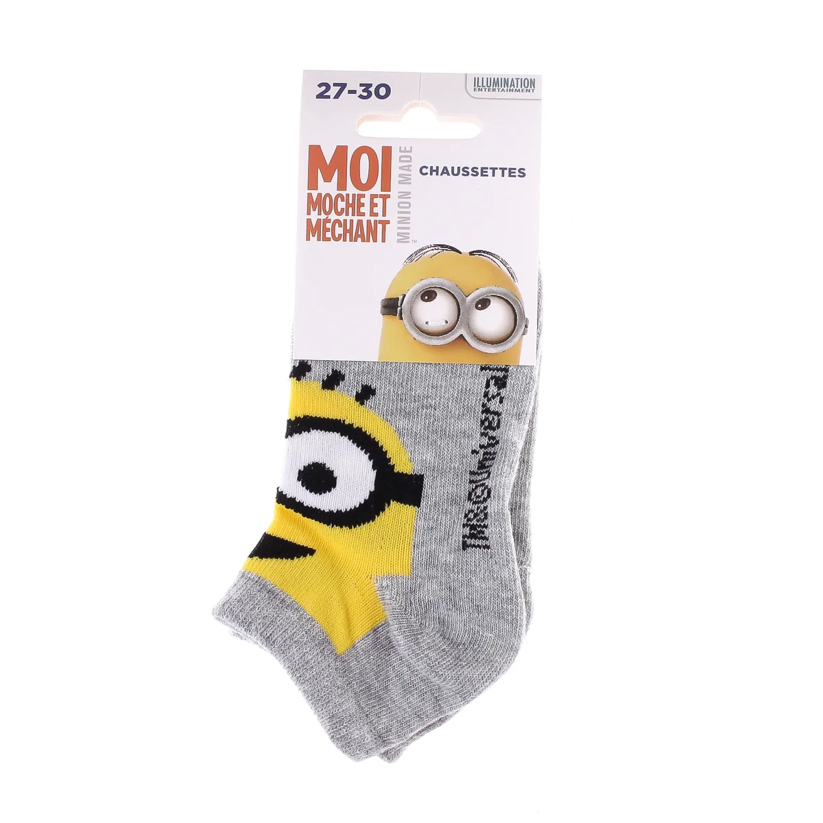 Шкарпетки MINION 1 OEIL AL ENVERS світло-сірий Діт 31-34, арт.83890147-7