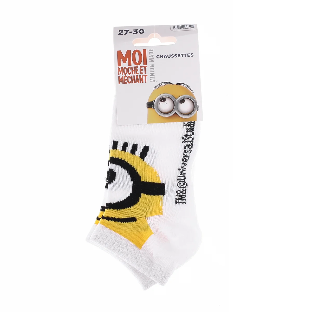 Шкарпетки MINION 2 YEUX AL ENVERS білий Діт 31-34, арт.83890147-6