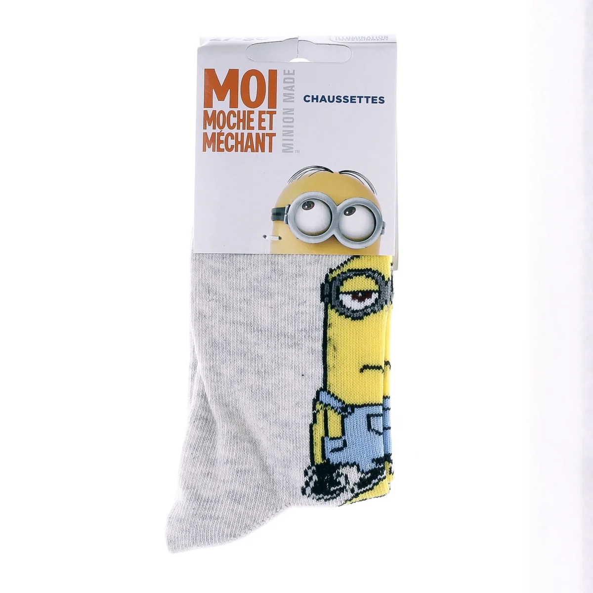 Шкарпетки MINION BOB ET RAYURES світло-сірий Діт 31-34арт83897920-1