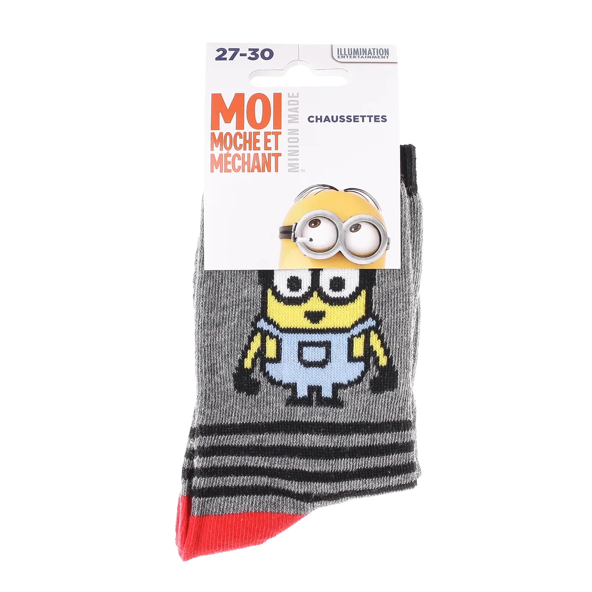 Шкарпетки MINIONS BOB сірий Діт 27-30, арт.35124-4