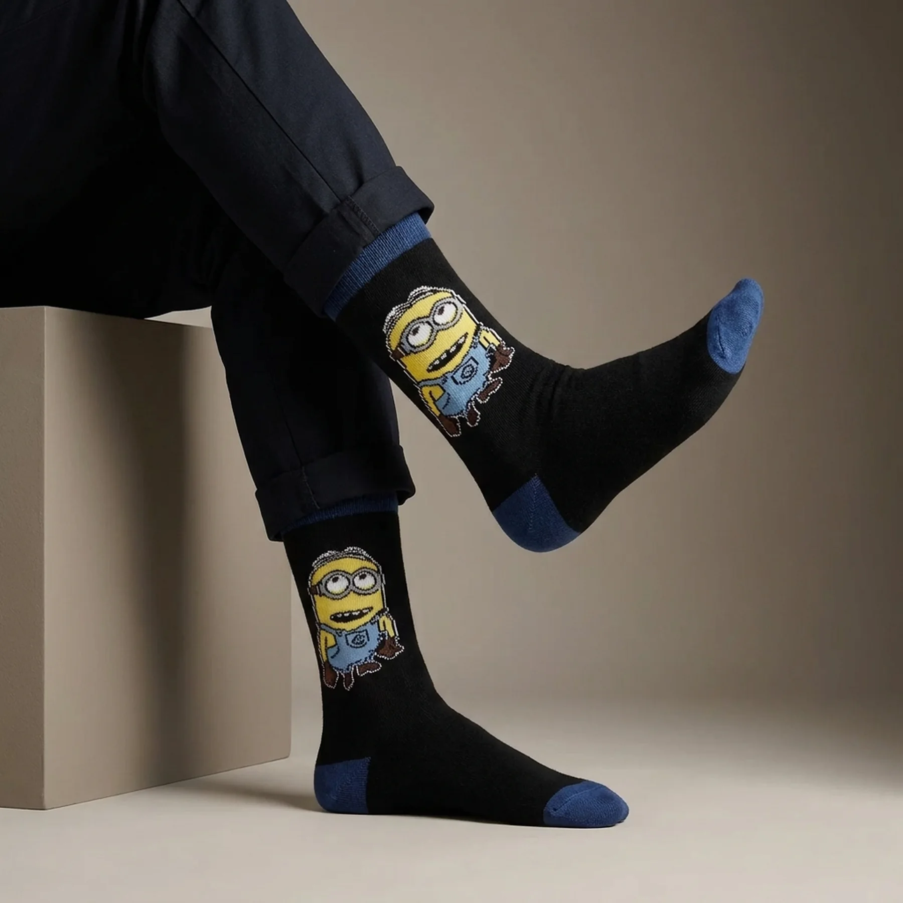 Шкарпетки MinionS SOCKS чорний Діт 43-46