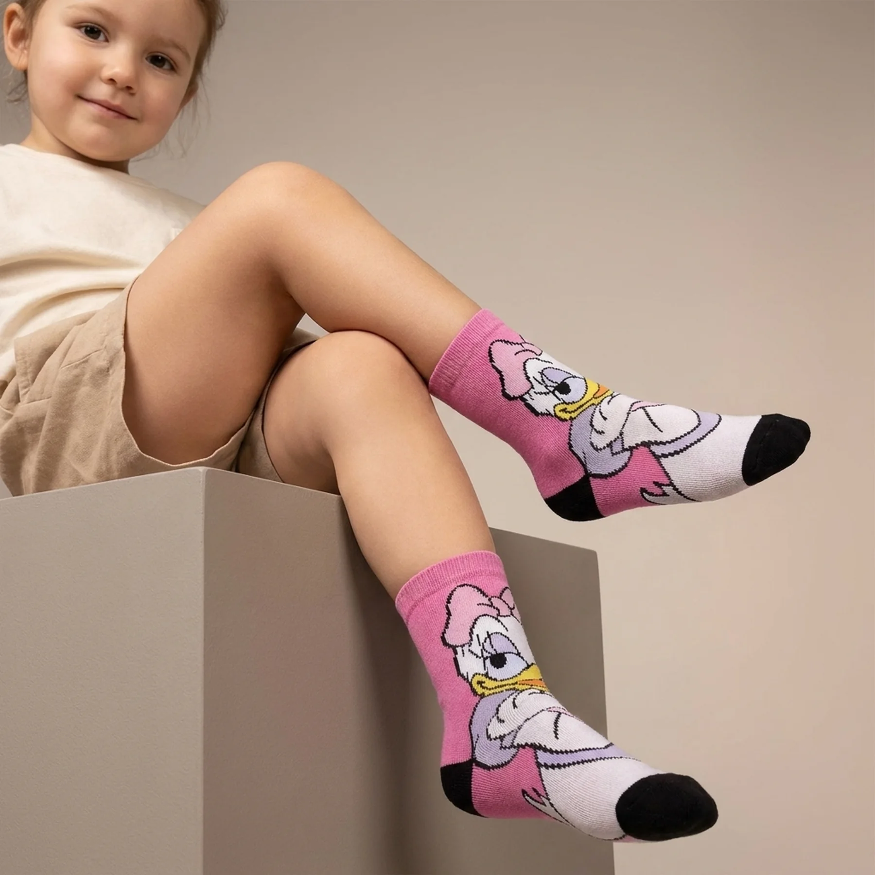 Шкарпетки MINNIE DAISY MAINS SERREES чорний Діт 27-30, арт.83153531-3