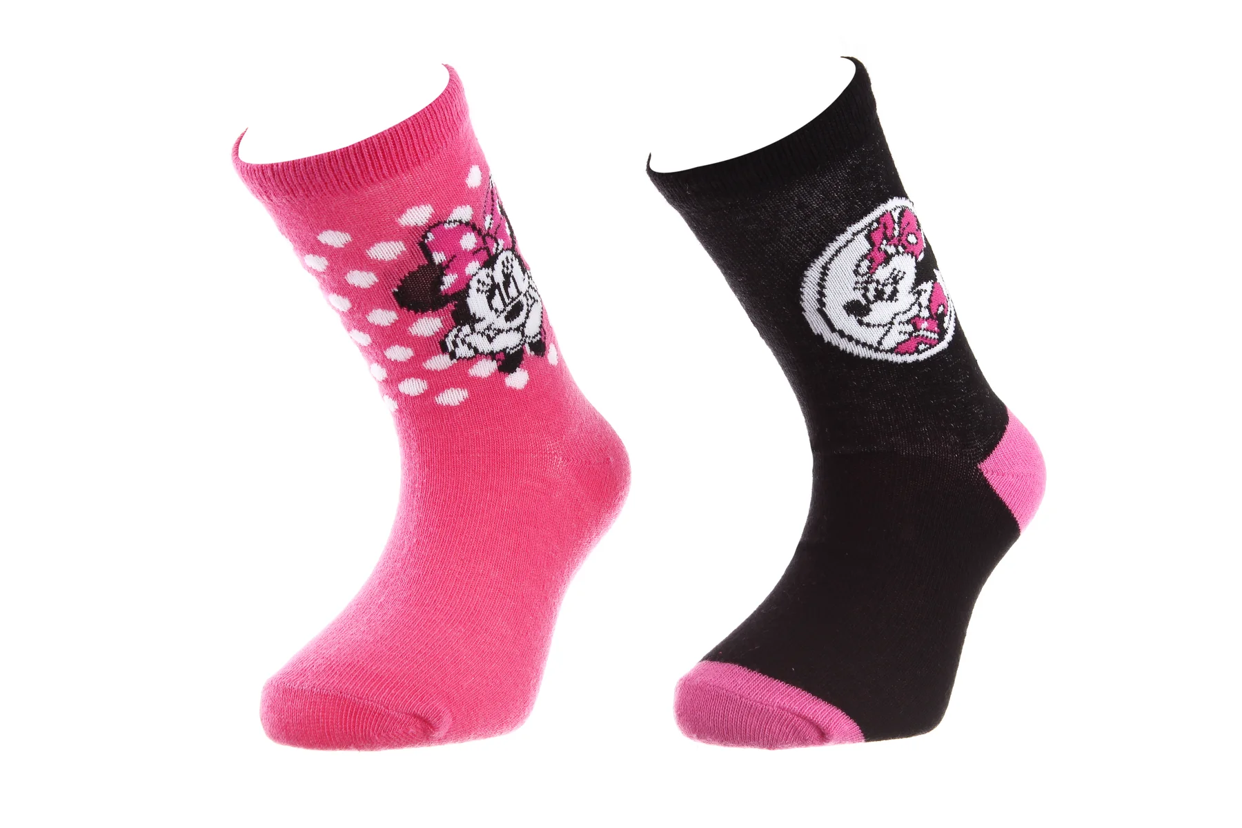 Шкарпетки MINNIE SOCKS 2P рожевий, чорний Діт 31-34, арт.83892347-1