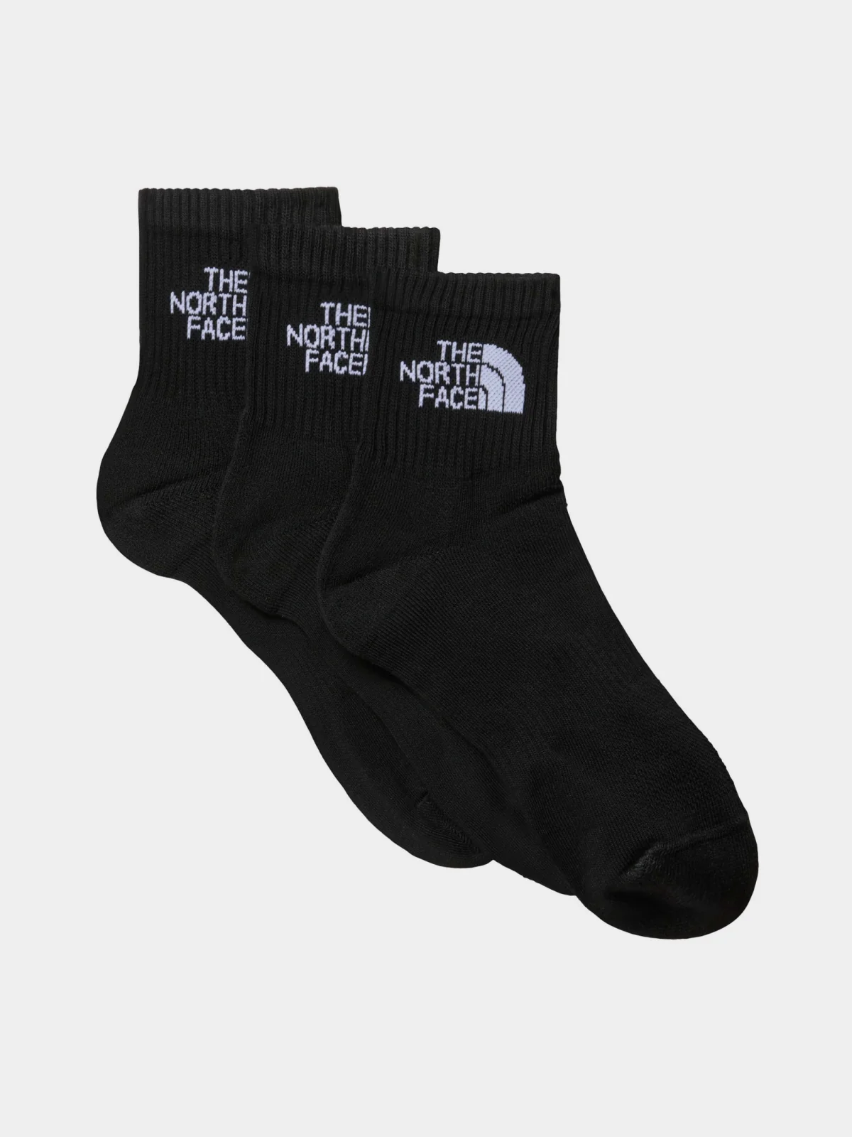 Шкарпетки MLSPRT S CSH QRTR 3P TNF 0A882GJK31 THE NORTH FACE L Чорний