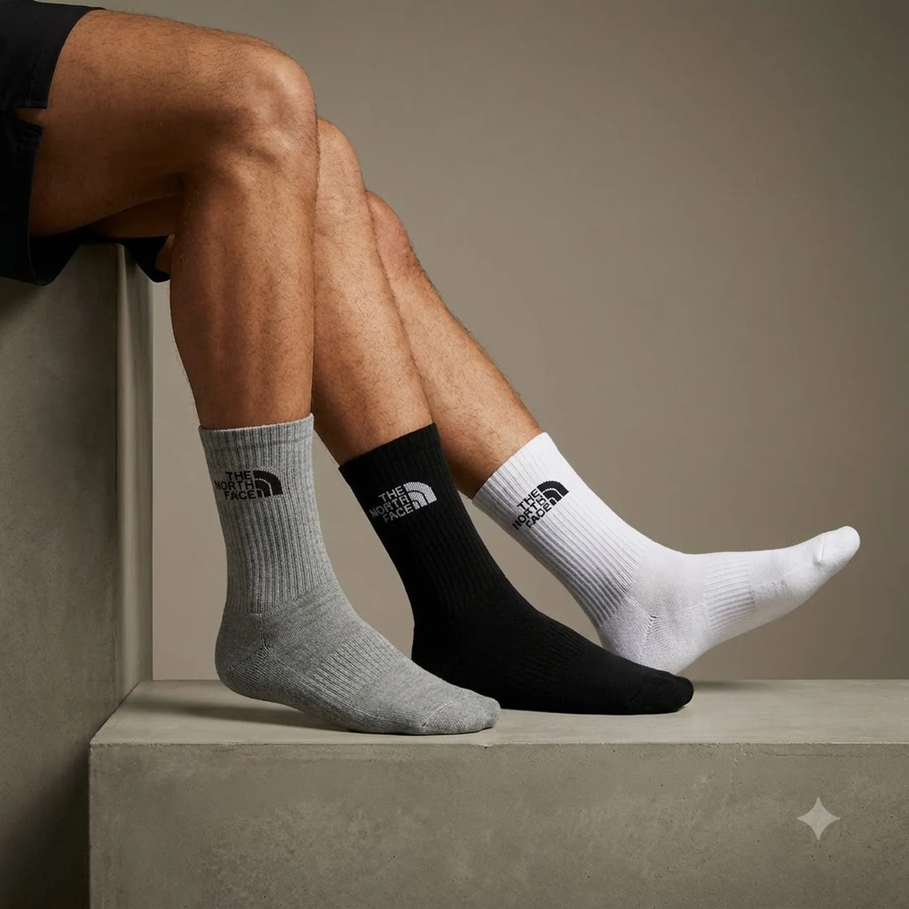 Шкарпетки MULTI SPORT CUSH CREW SOCK 0A882H3OW1 THE NORTH FACE L Сірий