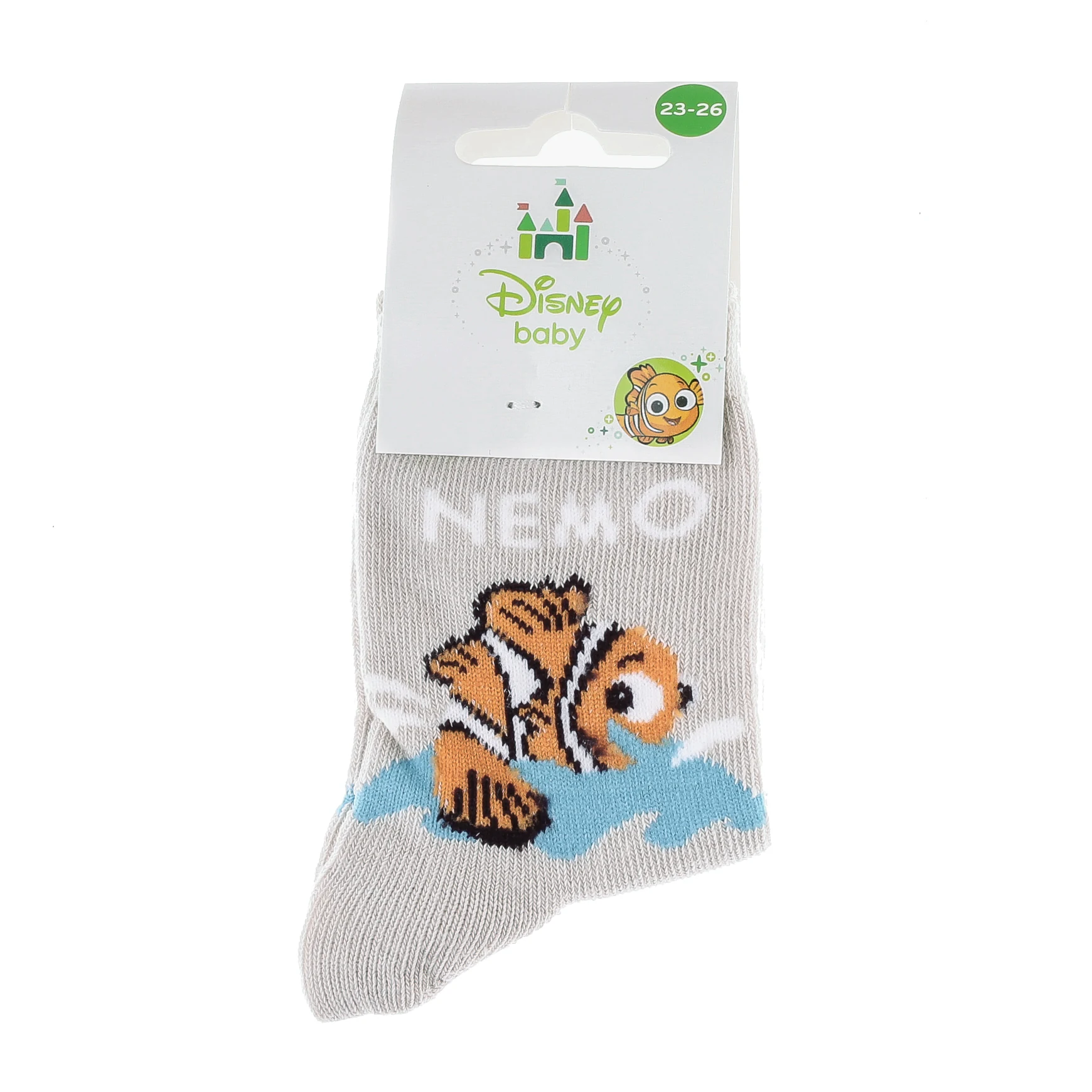 Шкарпетки NEMO-BEBE GARCON NEMO + ECRITURE бежевий Діт 19-22, арт.43847651-8 — фото 3