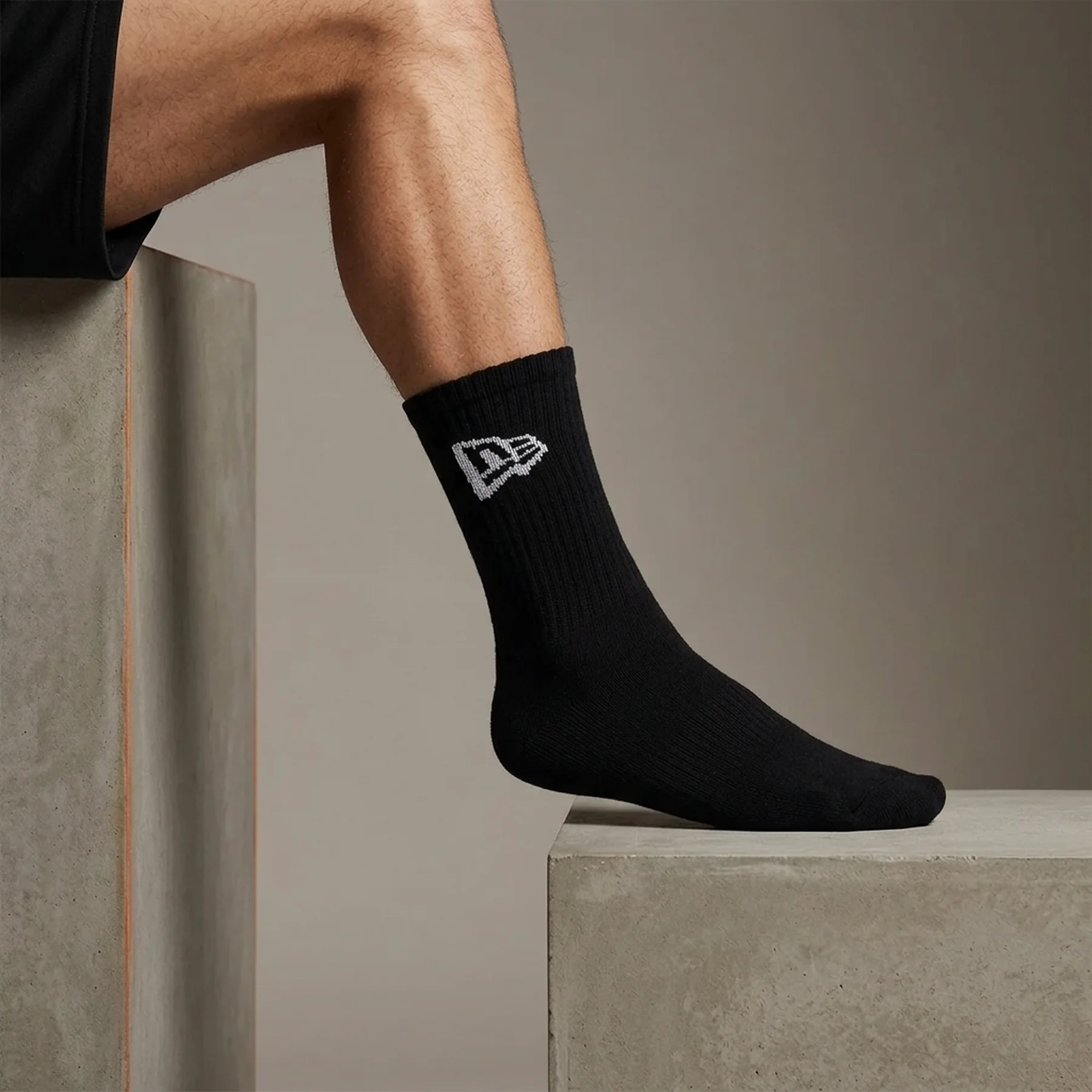 Шкарпетки New Era Flag Crew Socks Blk (13113643)