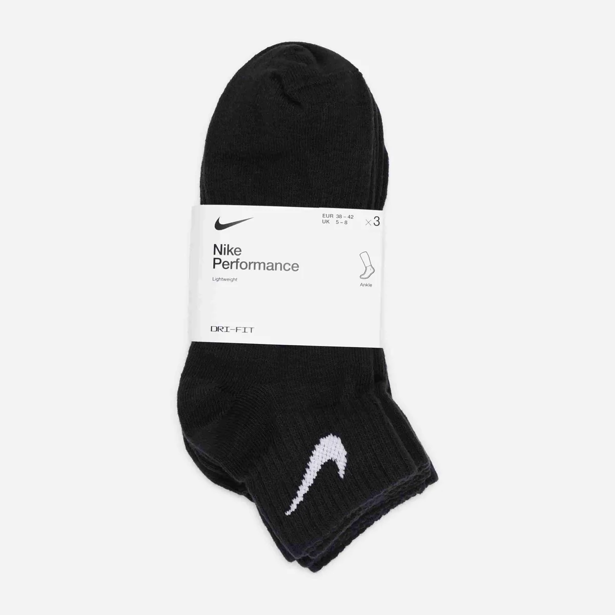 Шкарпетки Nike 3Ppk Lightweight Quarter (SX4706-001)