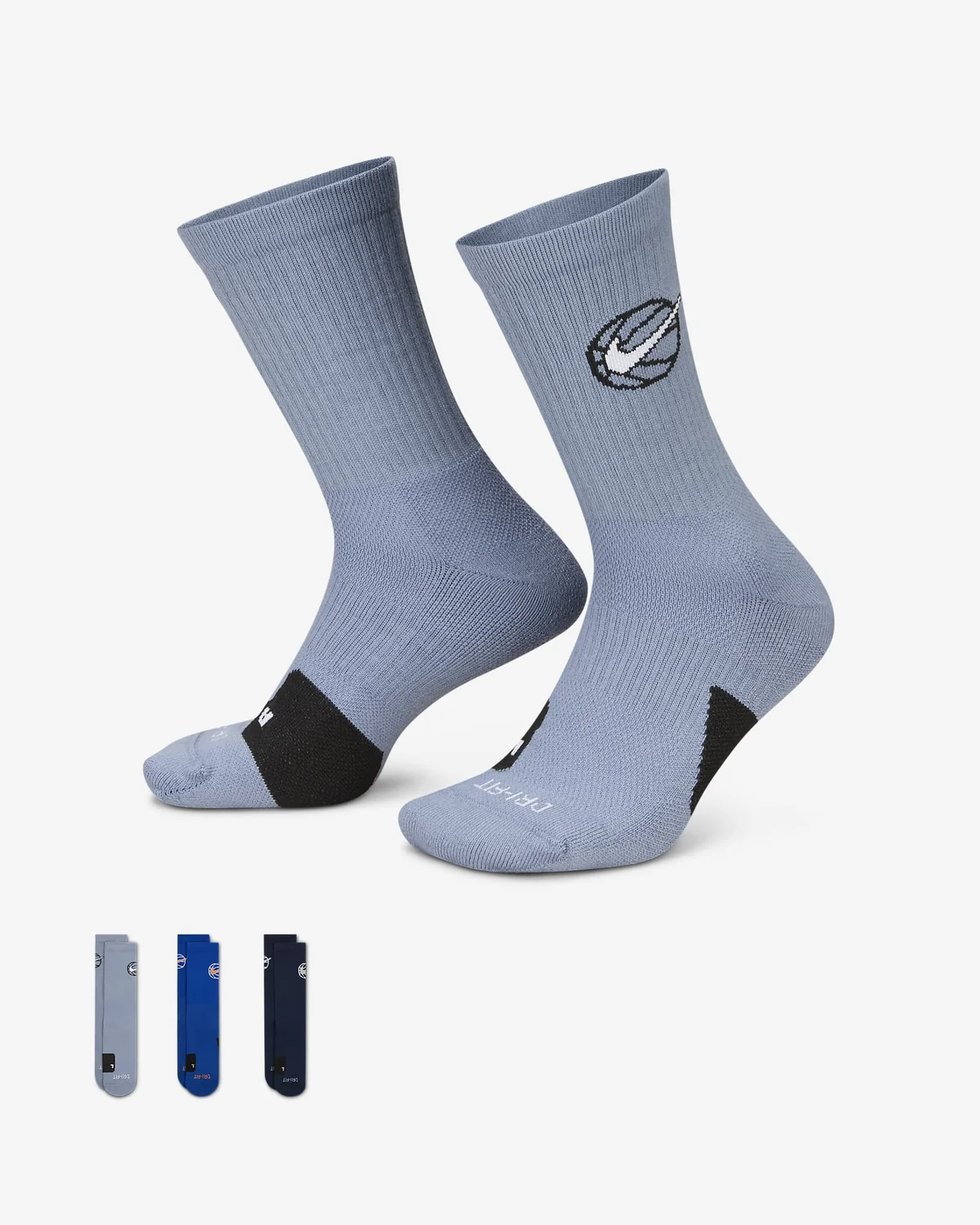 Шкарпетки Nike Everyday Crew Basketball Multi (3 ) (DA2123-911)