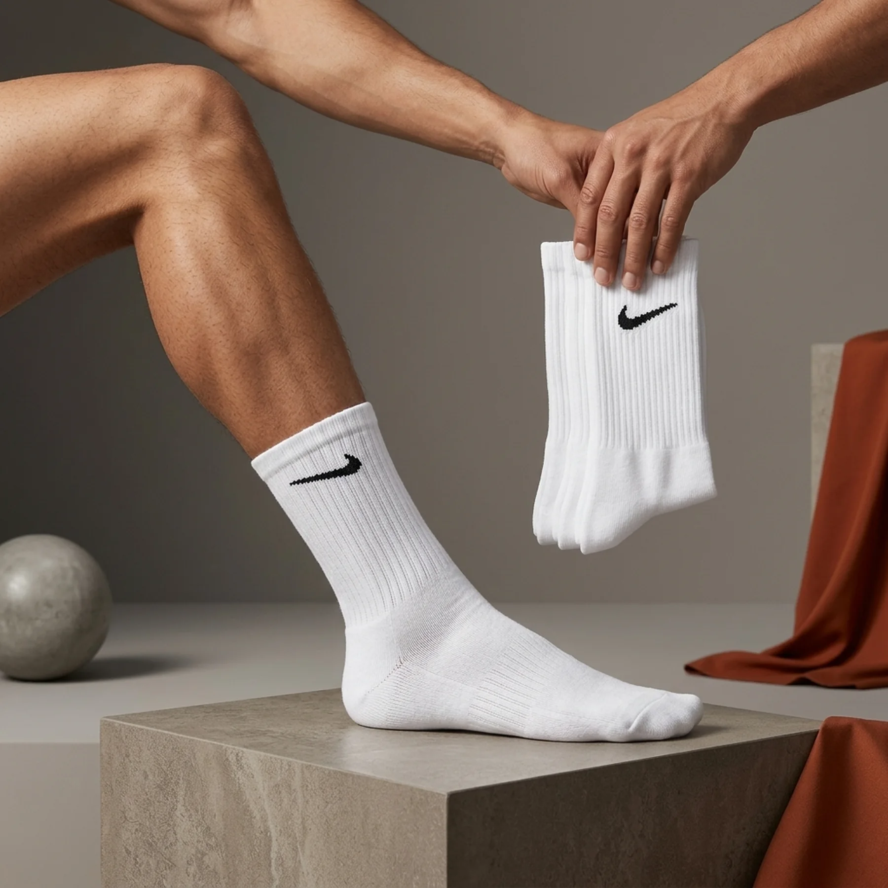 Шкарпетки Nike U NK EVERYDAY LTWT CREW 3 пари