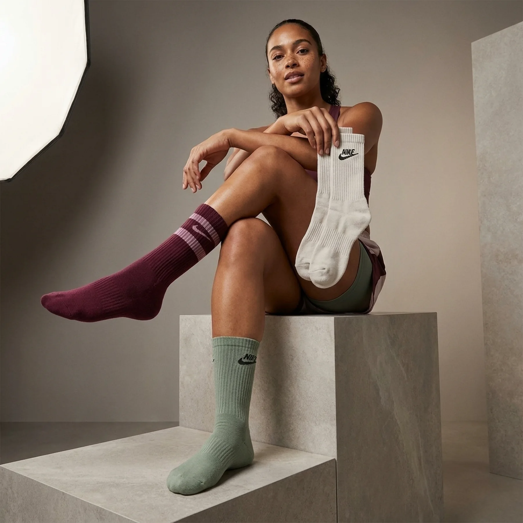 Шкарпетки Nike Everyday Plus Cushioned Crew Multi (3 ) (DX7665-901)