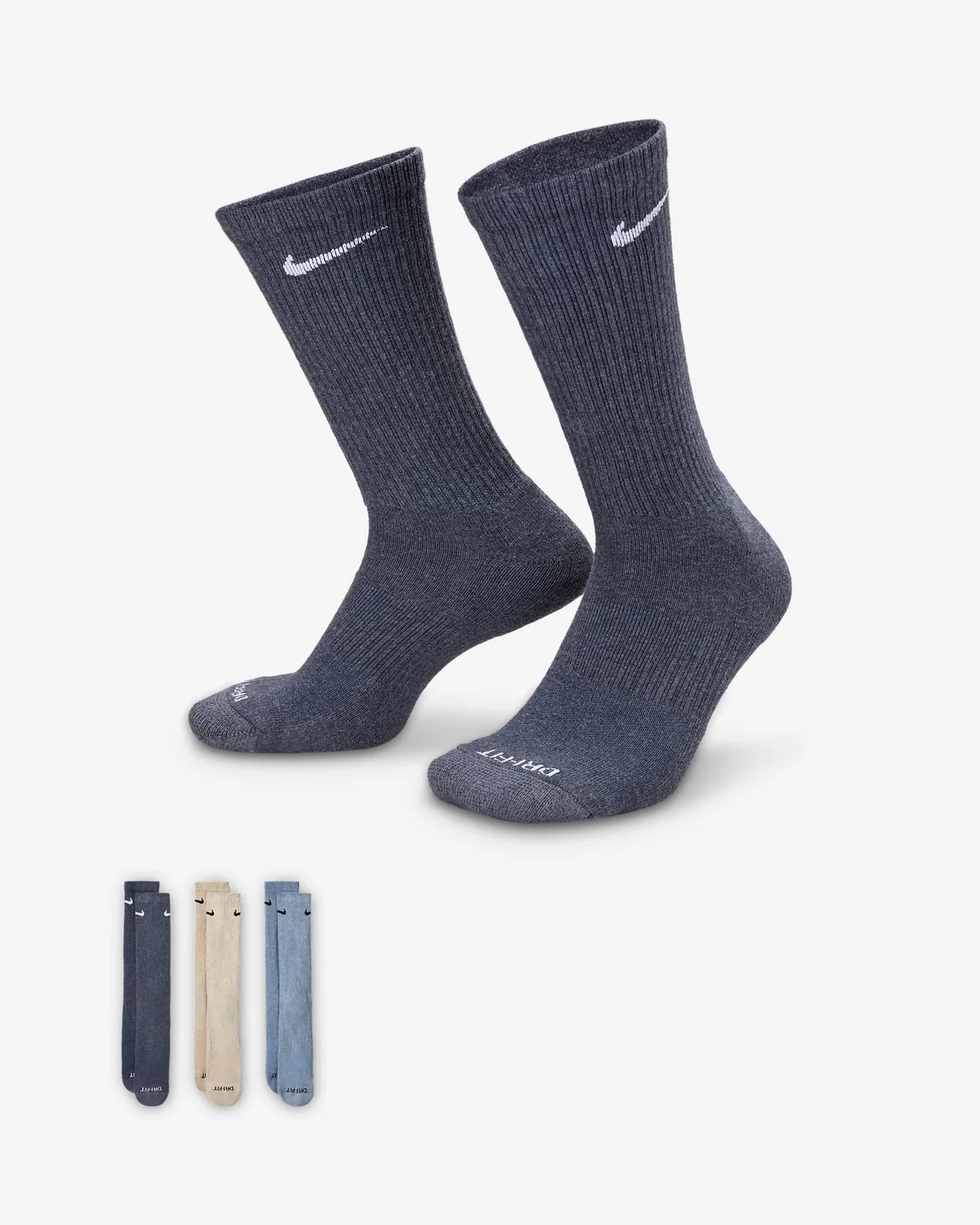 Шкарпетки Nike Everyday Plus Cushioned Crew Multi (3 ) (SX6888-901)
