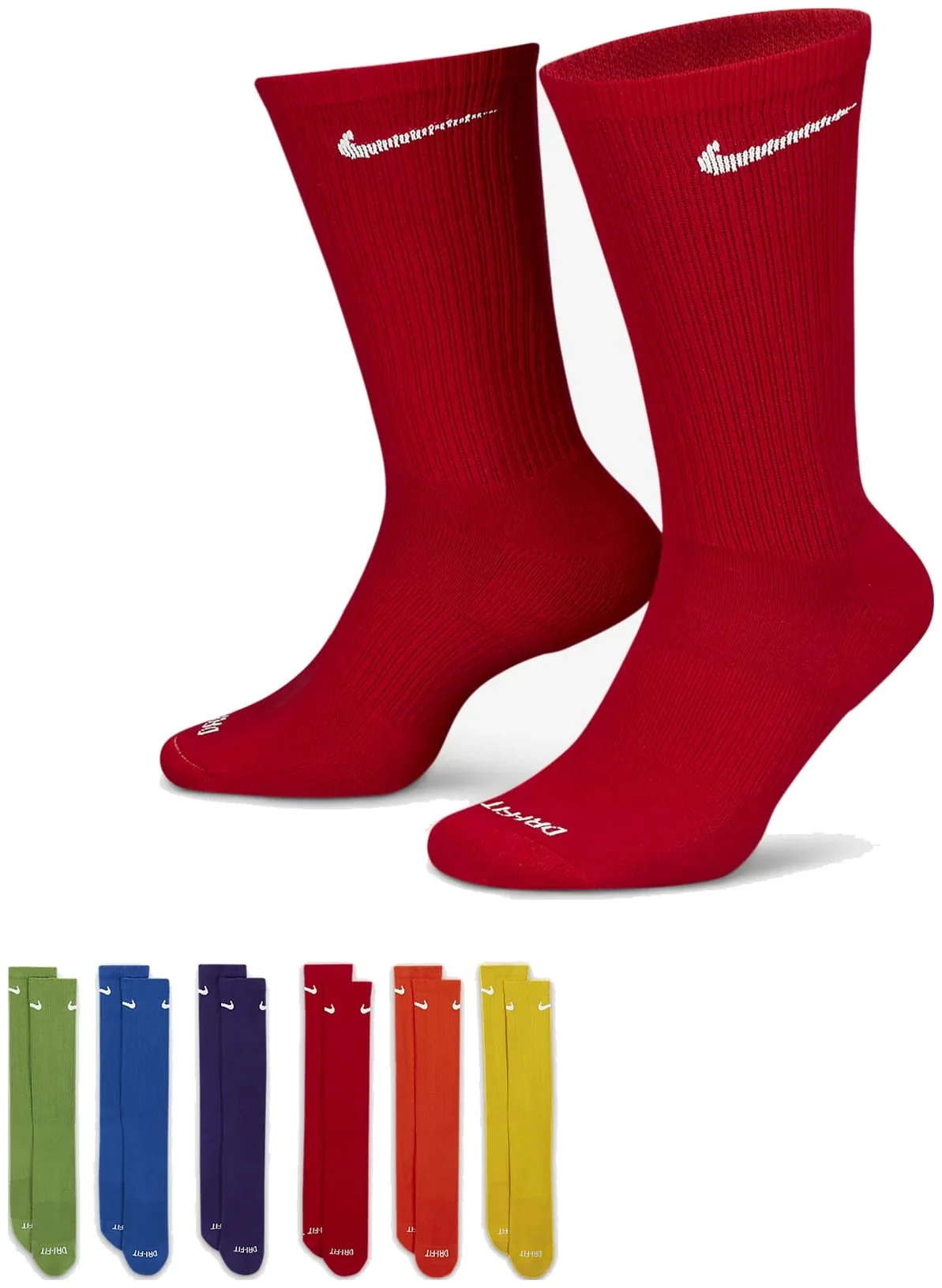 Шкарпетки Nike Everyday Plus Cushioned Training Crew Socks (SX6897-903)