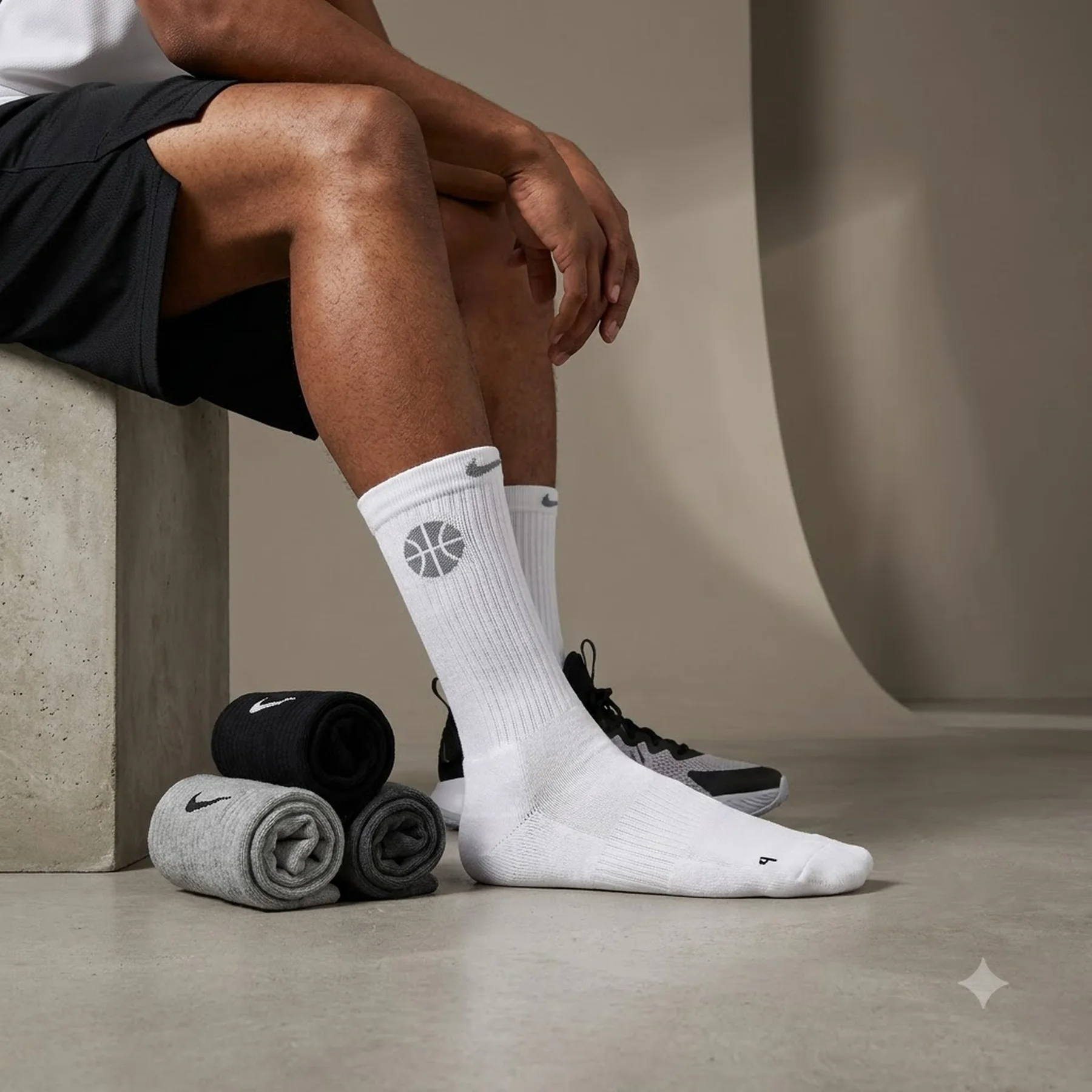 Шкарпетки Nike U Nk Crew Everyday Bball 3Pr (DA2123-902)