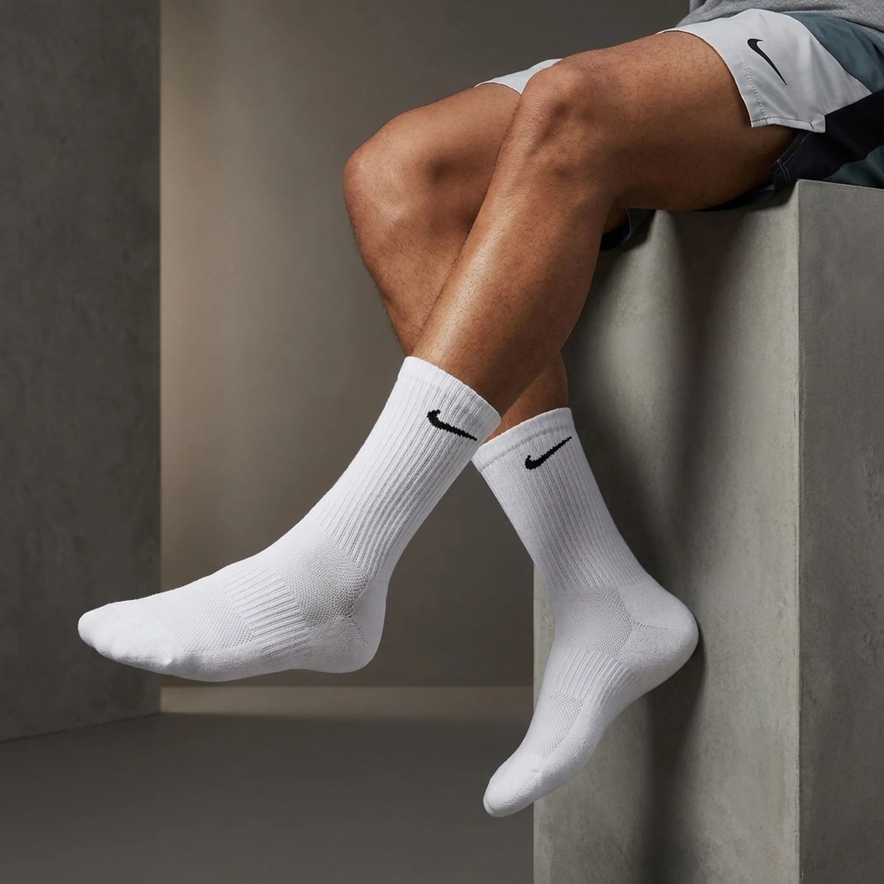 Шкарпетки Nike U Nk Ed Pls Csh Crw 6Pr - 132 (SX6897-100)