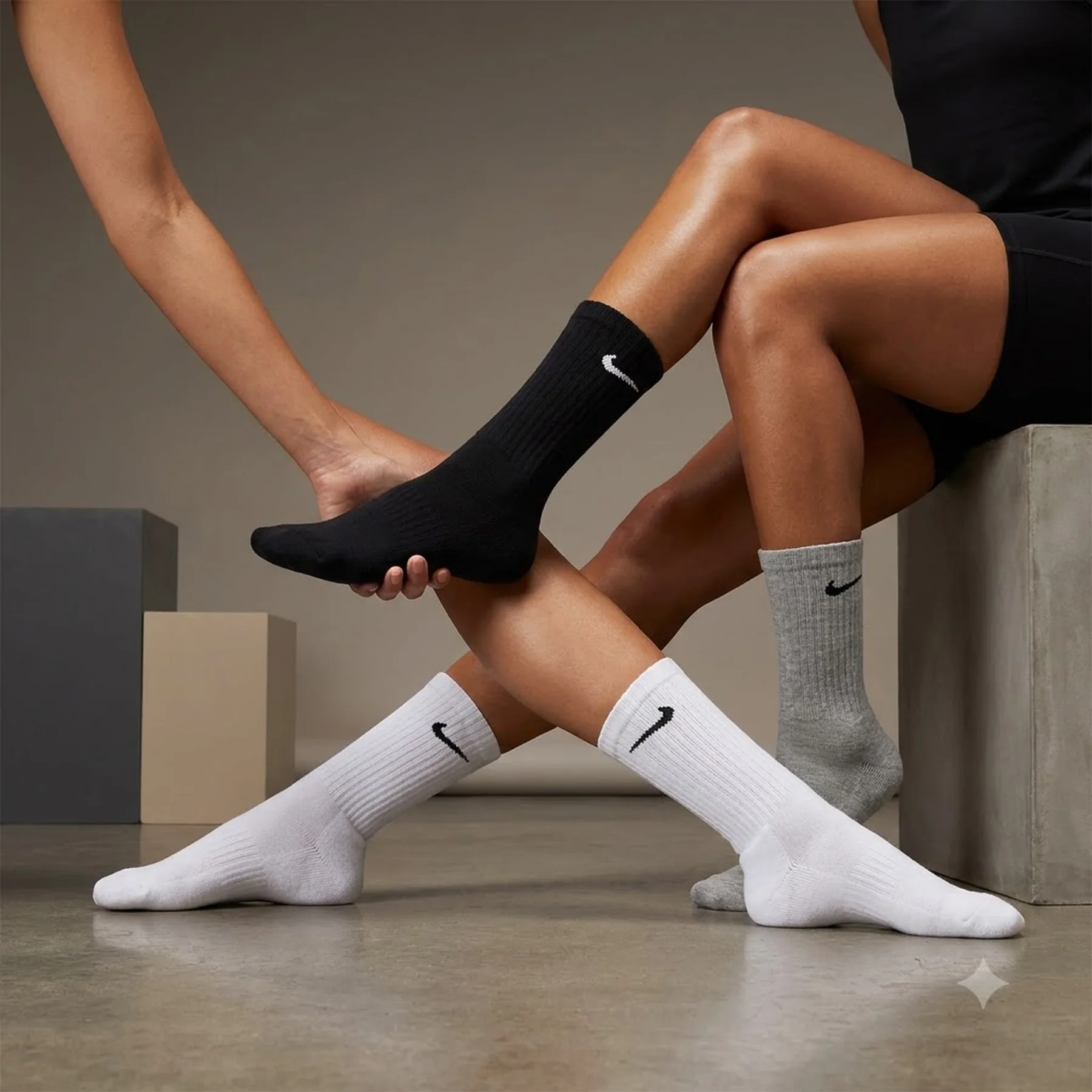 Шкарпетки Nike U NK EVERYDAY LTWT CREW 3 пари