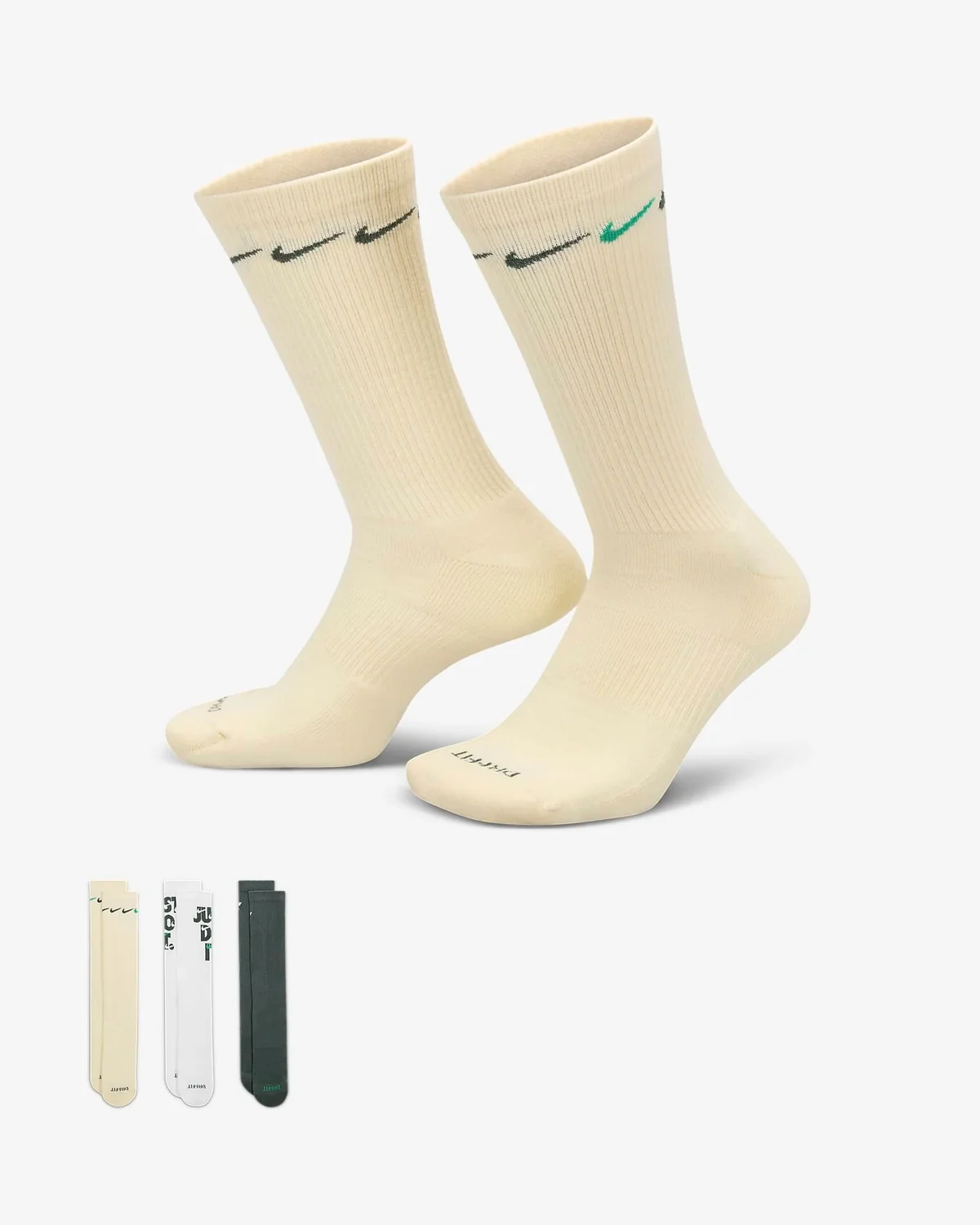 Шкарпетки Nike U Nk Everyday Plus Cush Crew (DH3822-901)