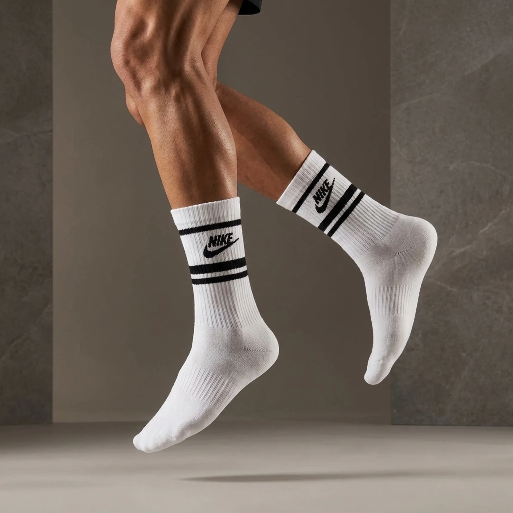 Шкарпетки Nike U Nk Nsw Everyday Essential Crew 3Pr - Stripes (CQ0301-103)
