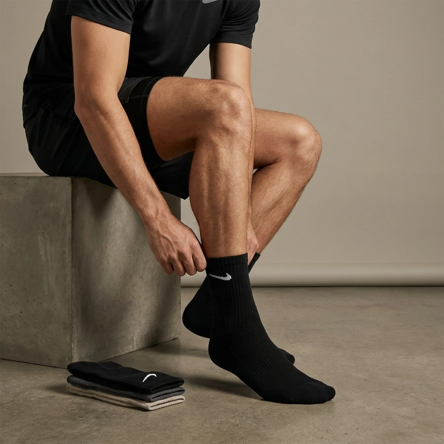 Шкарпетки Nike U Nk V Cush Ankle- 3P Value (SX4926-001)