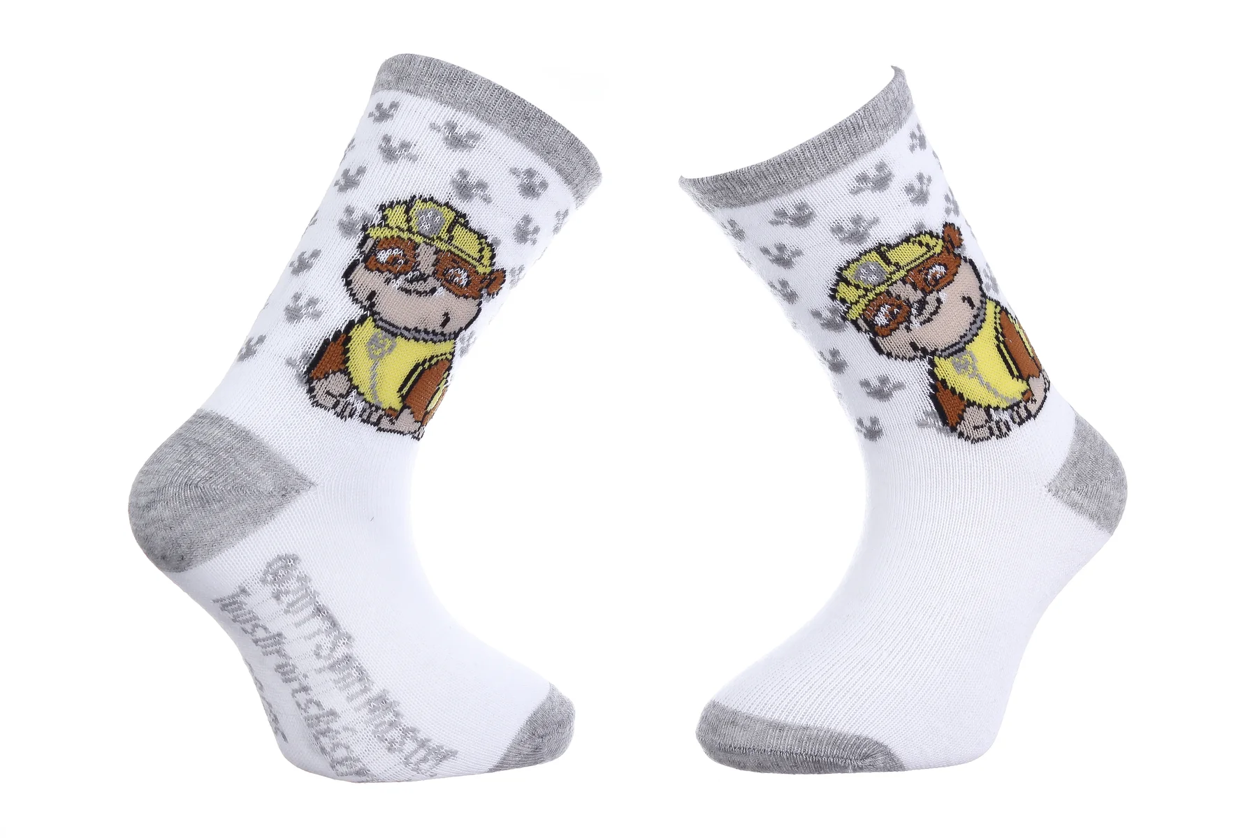 Шкарпетки PAW PATROL RUBEN білий, сірий Діт 19-22, арт.43890847-5