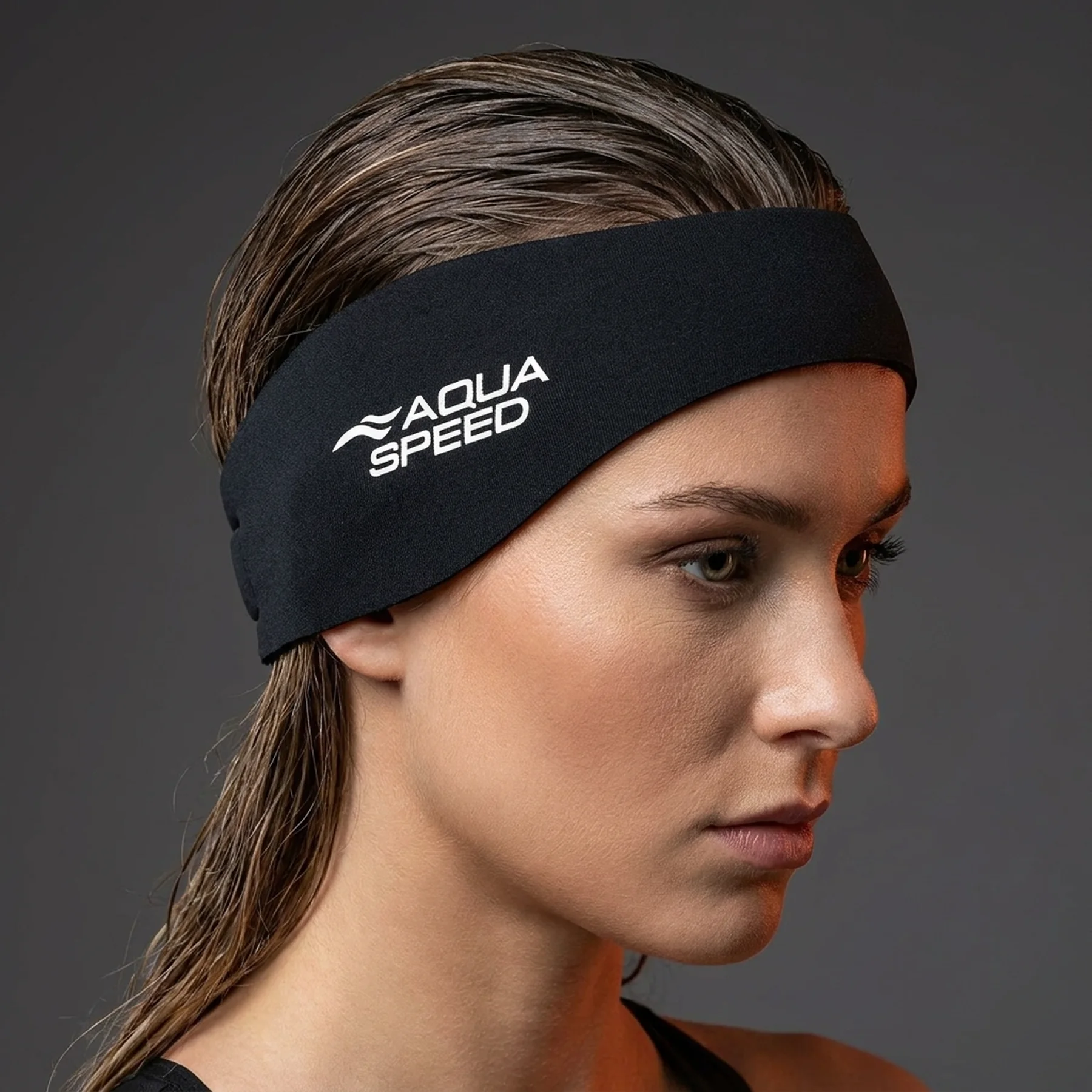 Пов'язка для плавання Aqua Speed NEOPREN EARBAND 61723 чорний Уні 55 см