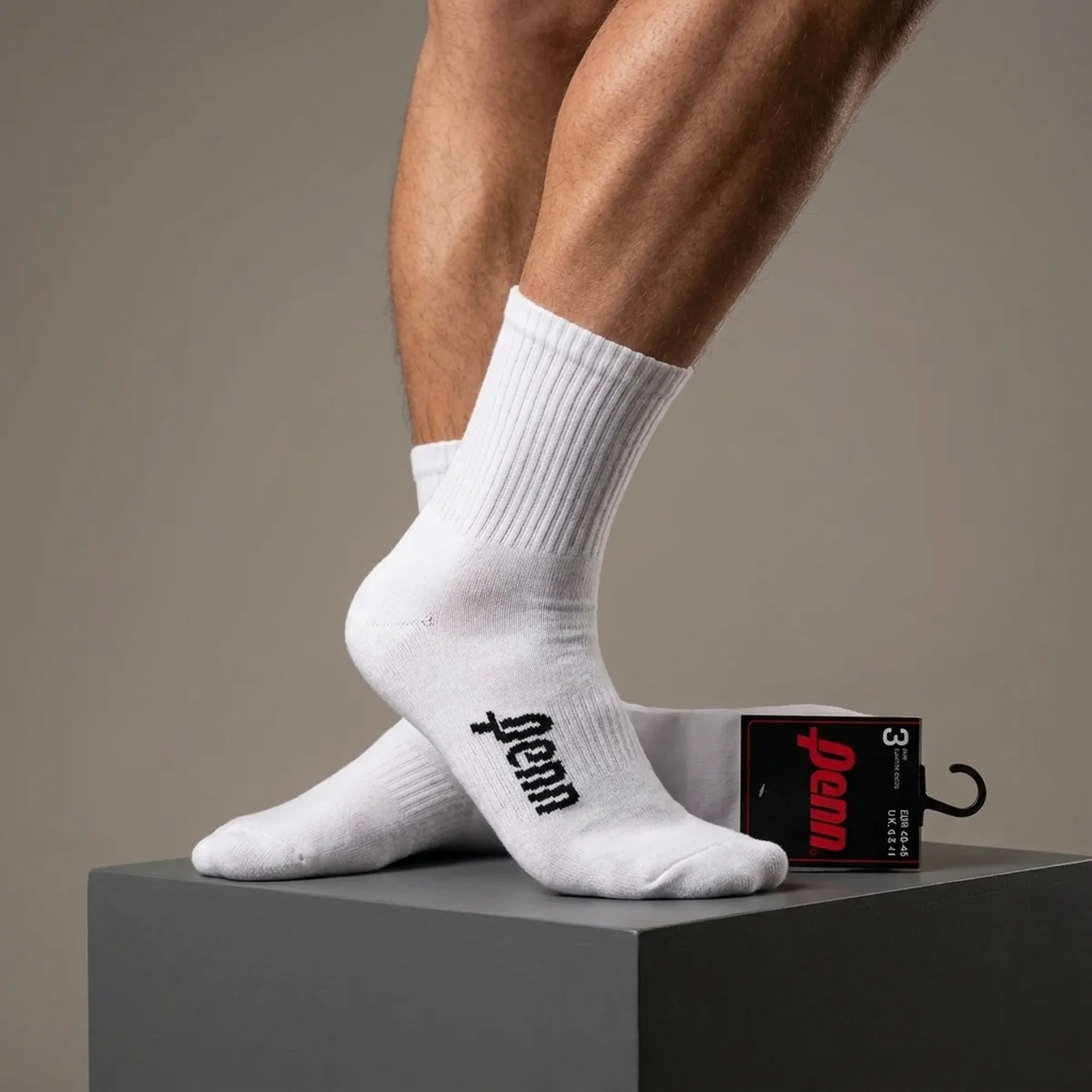 Шкарпетки Penn QUARTER SOCKS 3 PAIR білий Уні 40-46