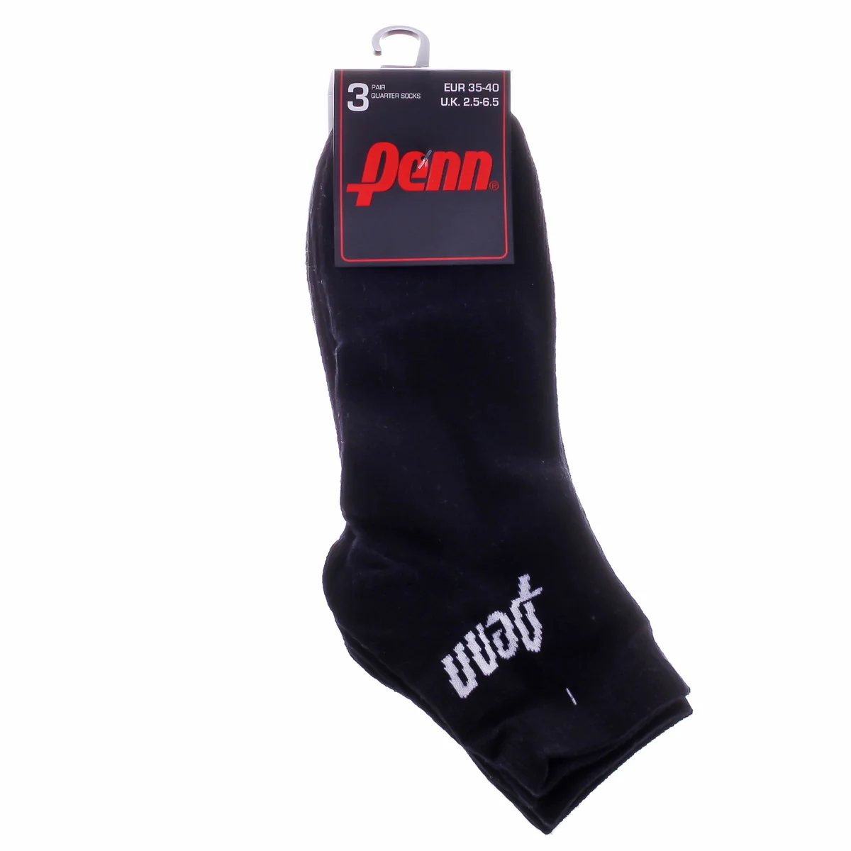 Шкарпетки Penn QUARTER SOCKS 3 PAIR чорний Уні 35-40