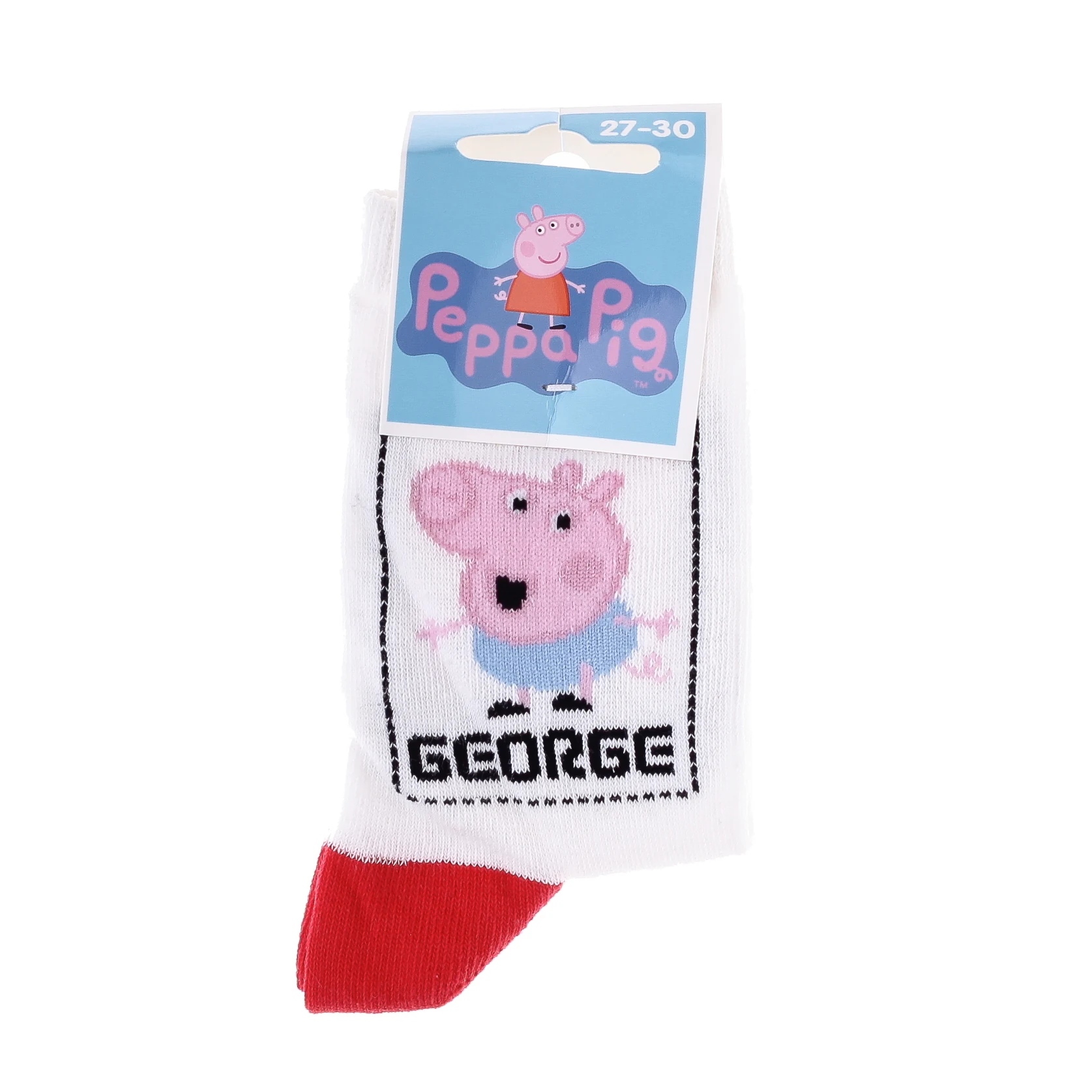 Шкарпетки PEPPA PIG GEORGE DANS CADRE білий Діт 27-30арт43849551-1 — фото 3