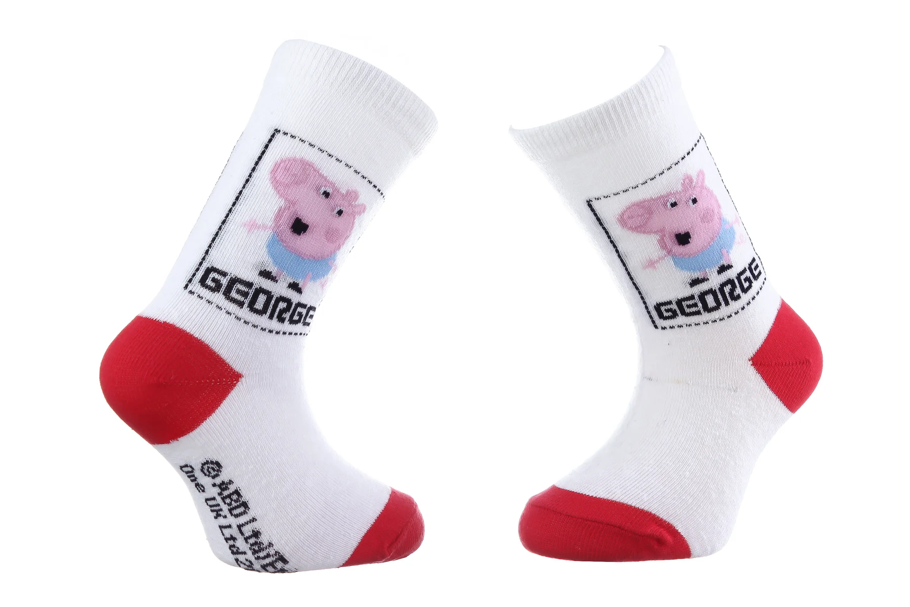 Шкарпетки PEPPA PIG GEORGE DANS CADRE білий Діт 27-30арт43849551-1
