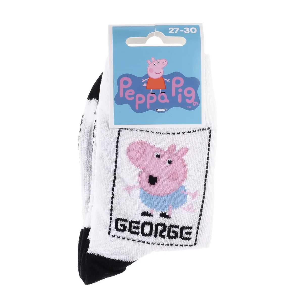 Шкарпетки PEPPA PIG GEORGE DANS CADRE білий Діт 23-26 арт 43849551-2