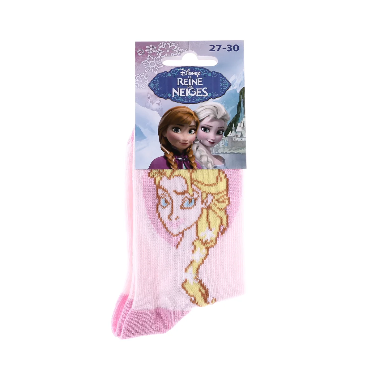 Шкарпетки PRINCESS ELSA + RAYURES SUR PIED рожевий Діт 31-34, арт.83841644-2
