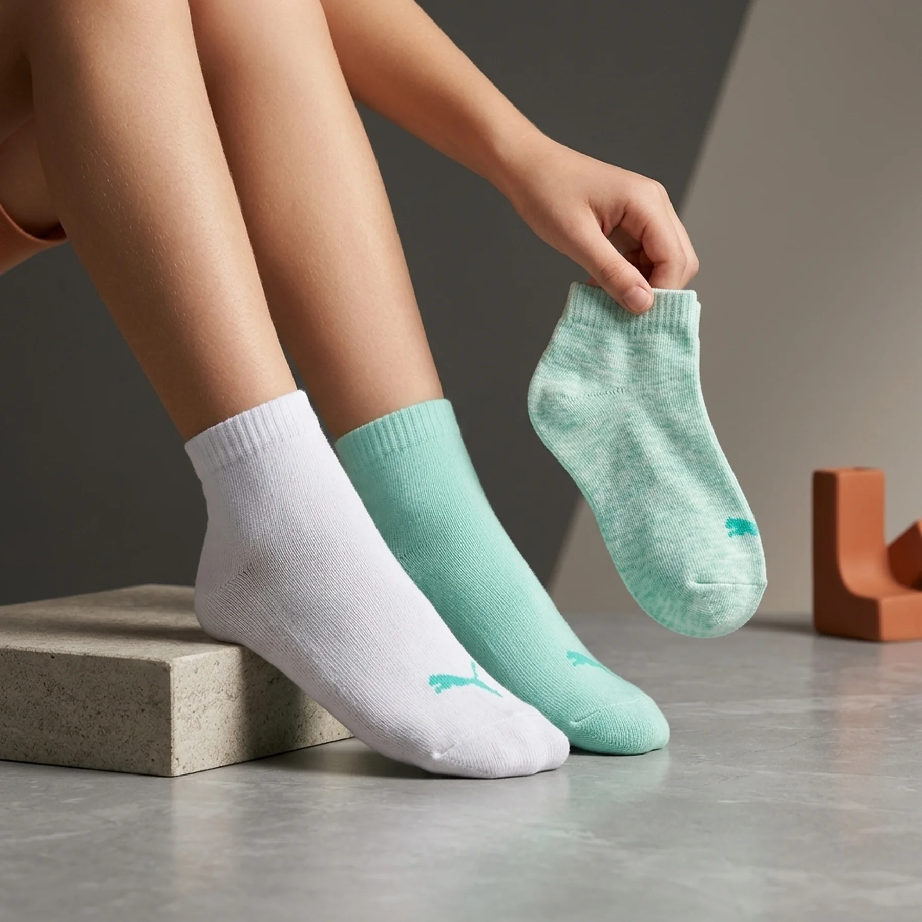 Шкарпетки Puma KIDS QUARTER 3 пари