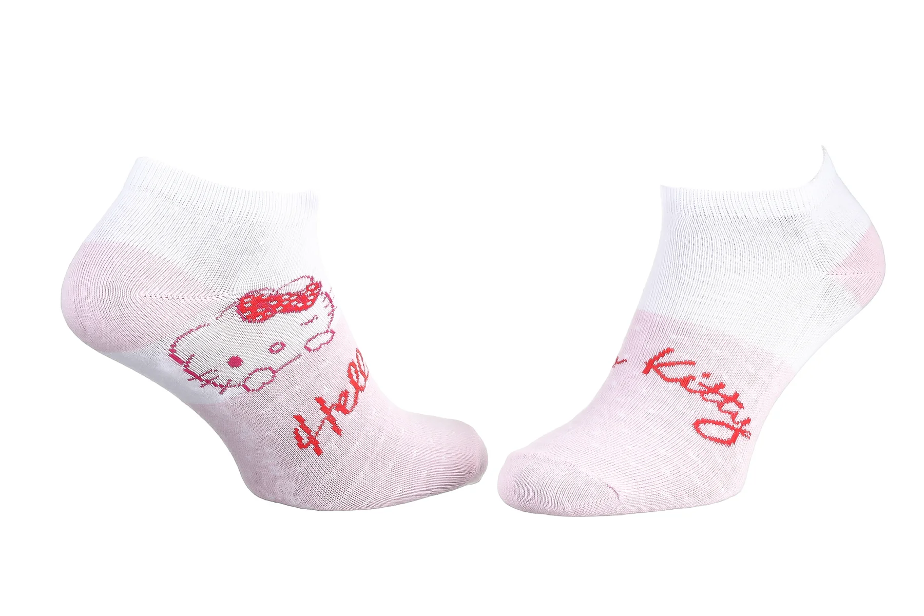 Шкарпетки HELLO KITTY TETE HK + POIS білий Діт 35 - 41