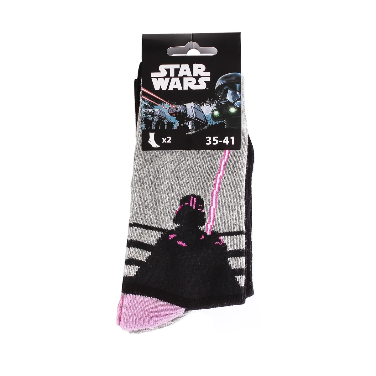 Шкарпетки Star Wars Star Wars 2P чорний Діт 35 - 41