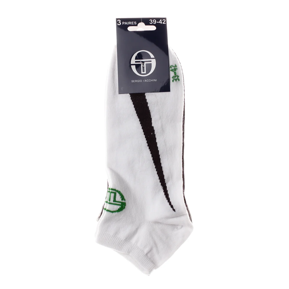 Шкарпетки Sergio Tacchini 3-pack білий, сірий Чол 43-46