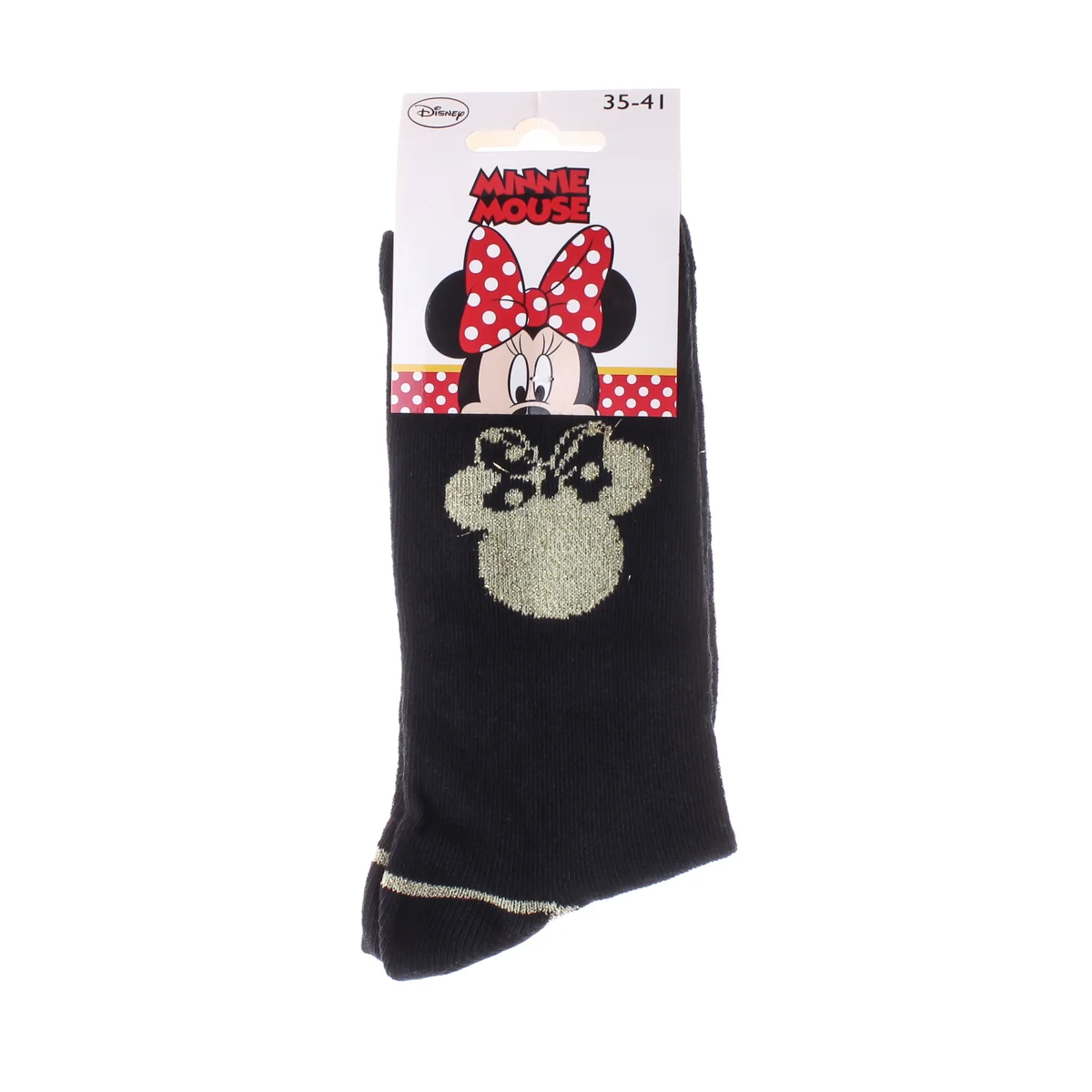 Шкарпетки MINNIE OMBRE DE TETE DE MINNIE NOEUD золотий, чорний Діт 35 - 41