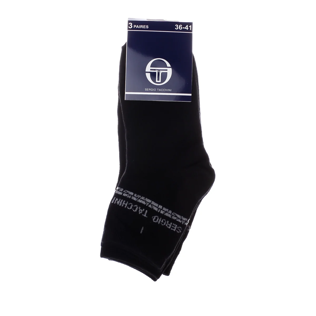 Шкарпетки Sergio Tacchini 3-pack чорний Уні 36-41 (13898115-2)