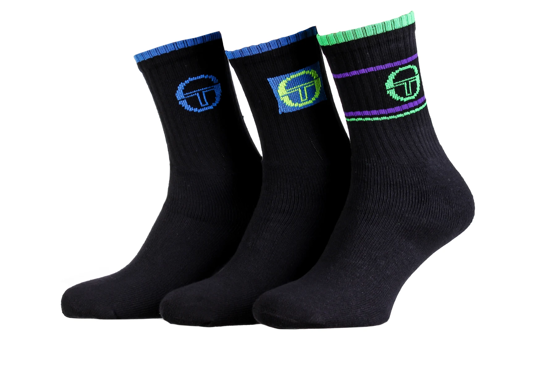 Шкарпетки Sergio Tacchini 3-pack синій, зелений Жін 35-37 — фото 3