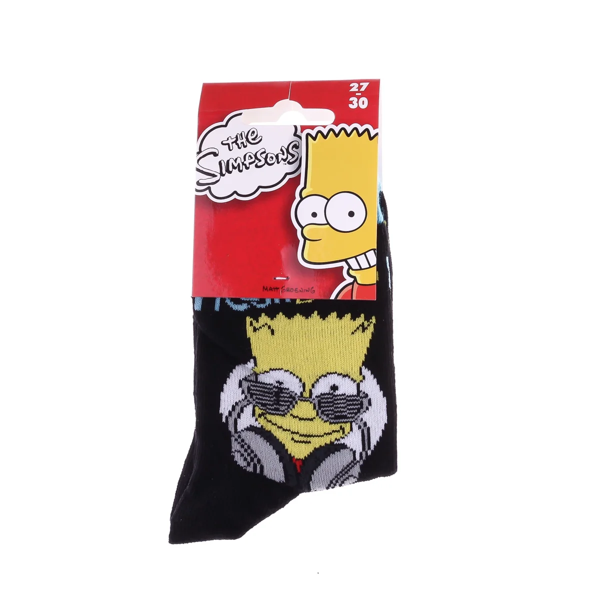 Шкарпетки SIMPSON BART BART + EAT MY SHORTS чорний Діт 31-34, арт. 83897612-2
