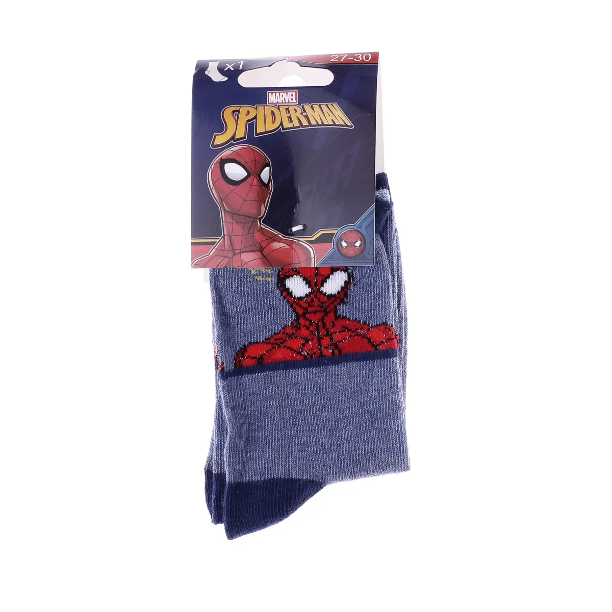 Шкарпетки SPIDER MAN BUSTE SPIDERMAN джинсовий Діт 23-26, арт.83892247-4